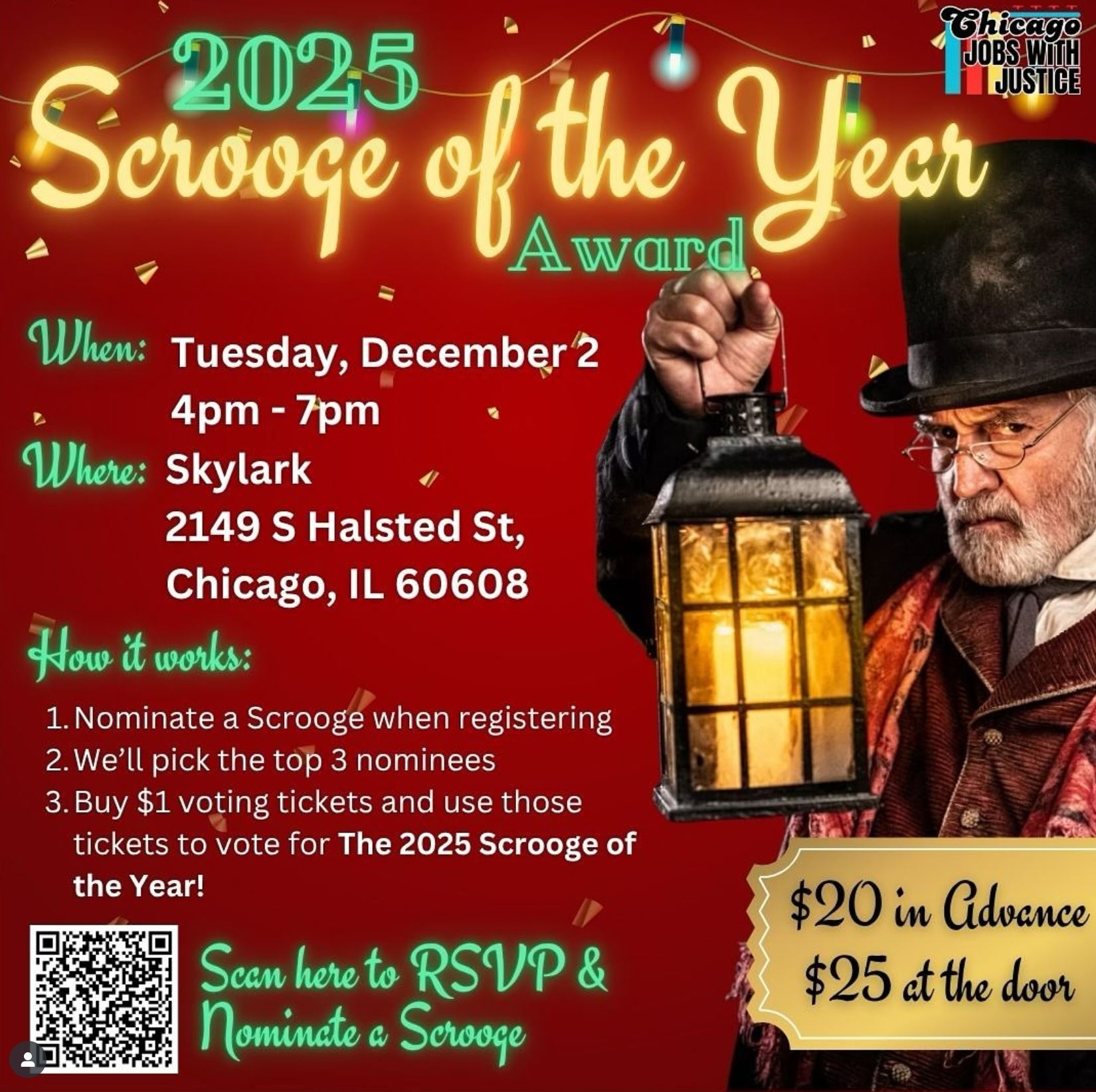 Scrooge of the Year Award