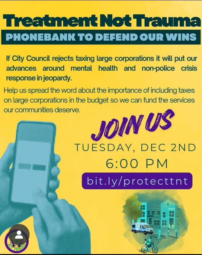 Treatment Not Trauma