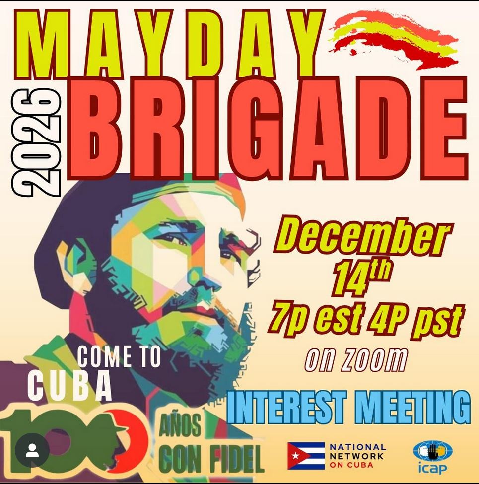 Cuba May Day 2026 Brigade Interest Meeting