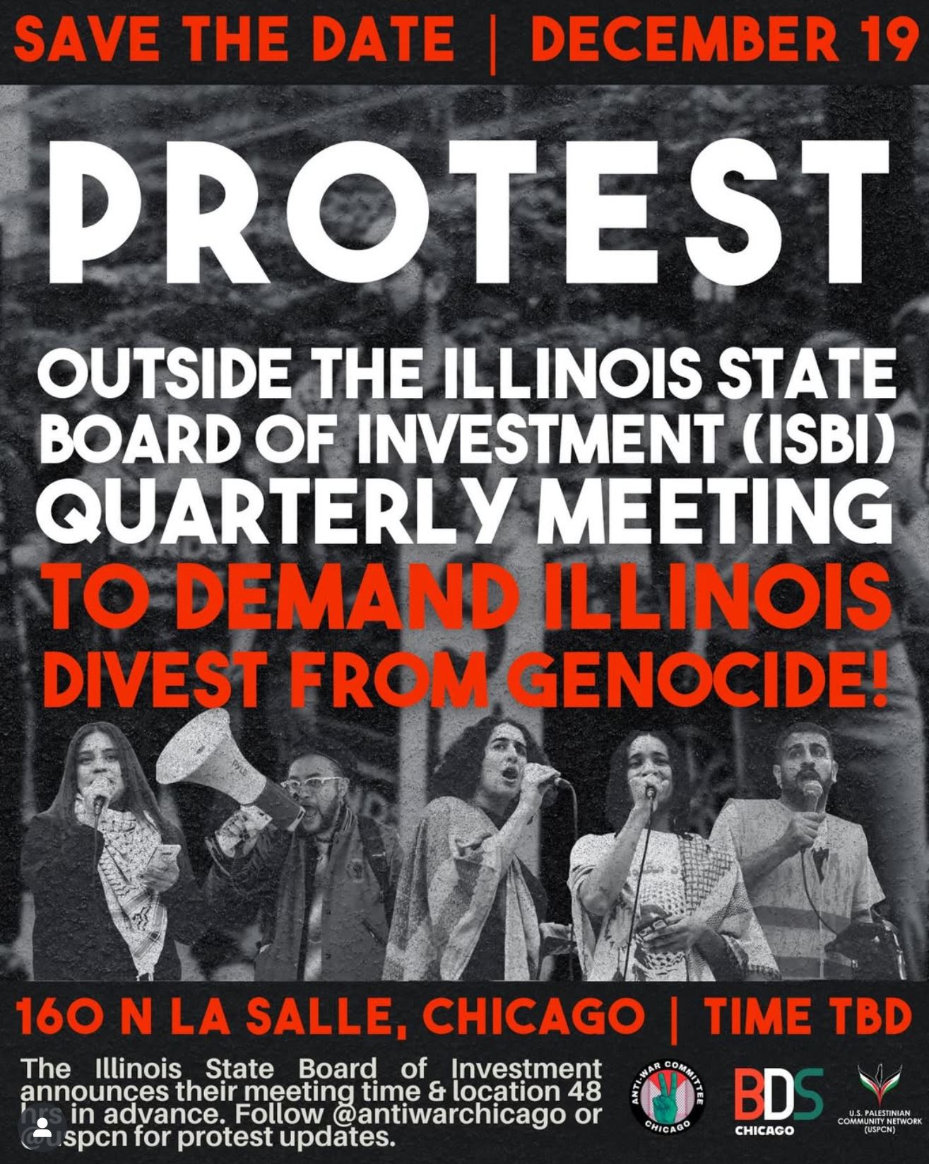 Demand that Illinois Divests From Genocide!