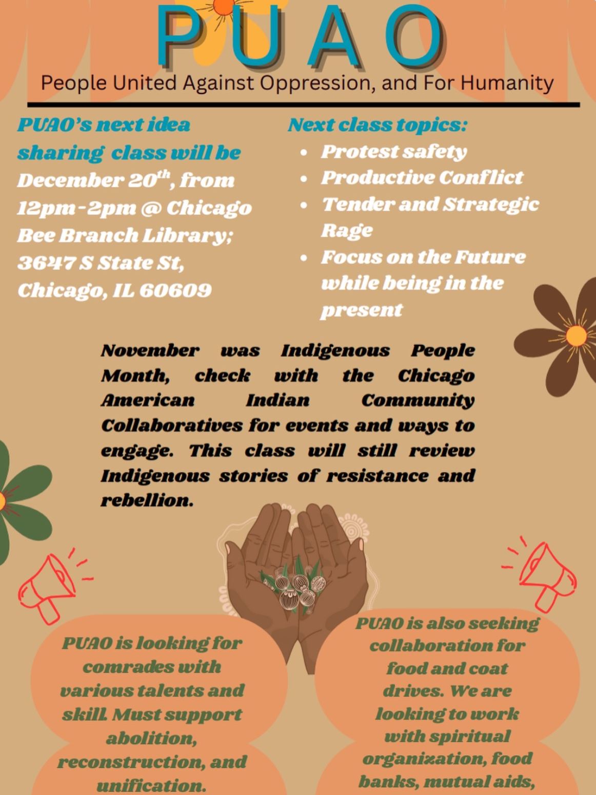 PUAO Idea Sharing Class