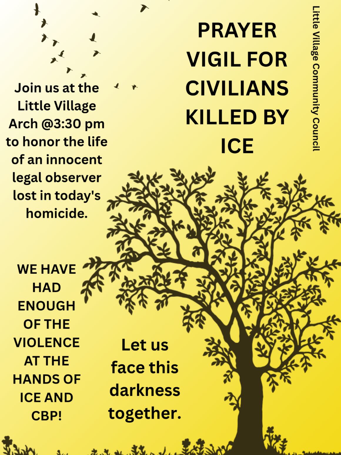 Prayer Vigil for Civilians Killed by ICE