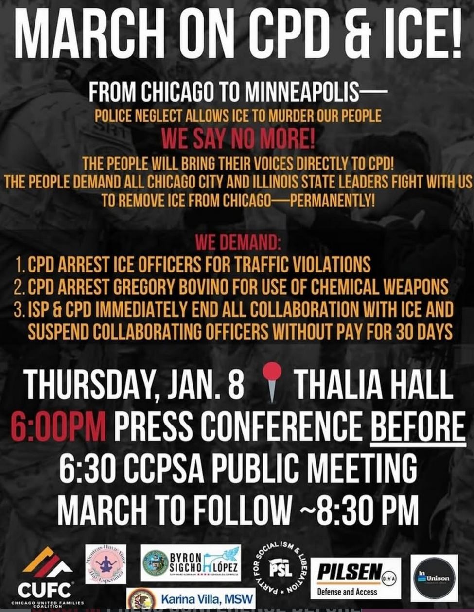 March on CPD & ICE!