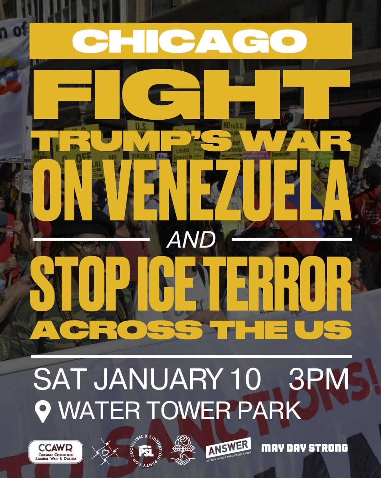 Fight Trump's War on Venezuela & Stop ICE Terror