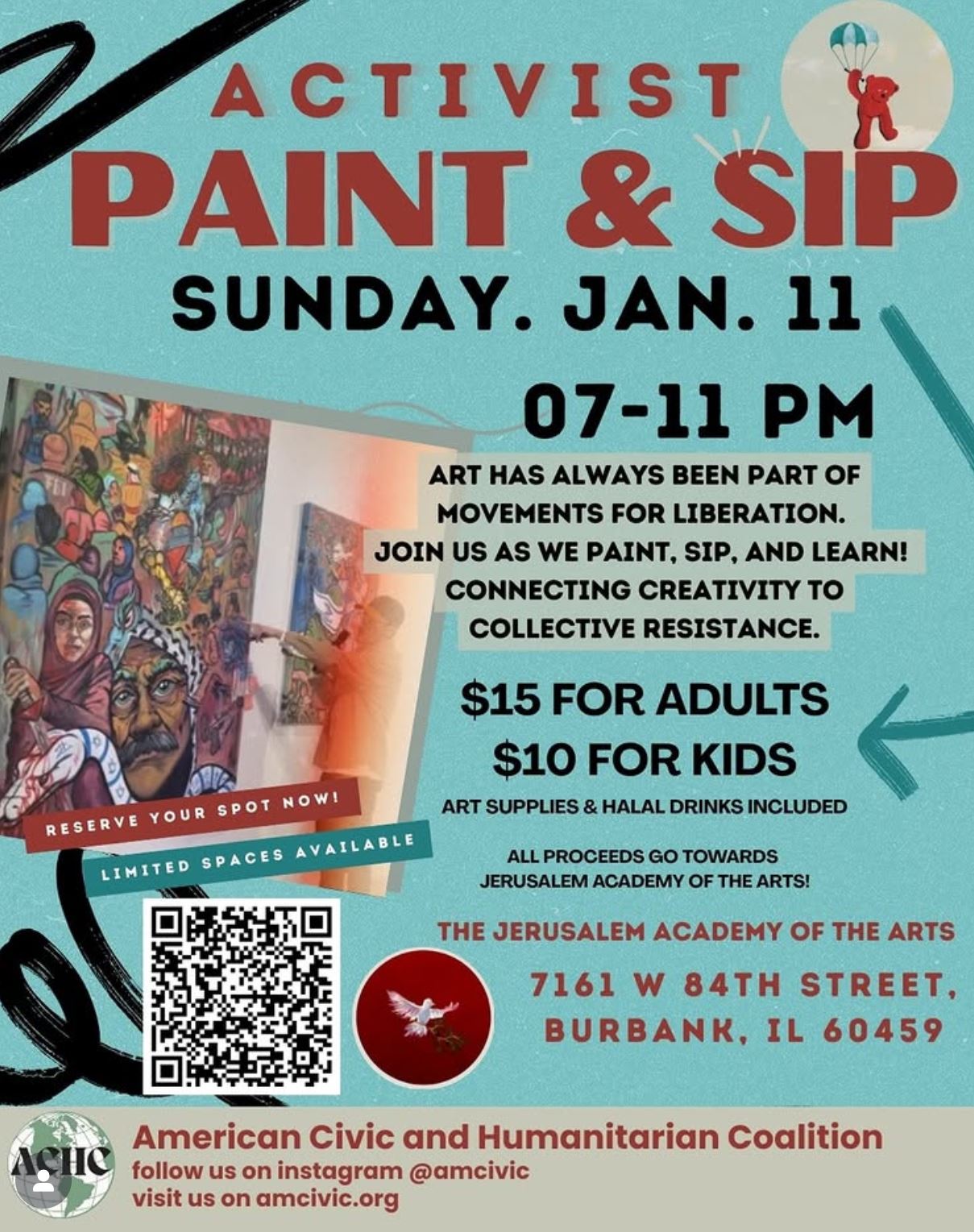 Activist Paint & Sip
