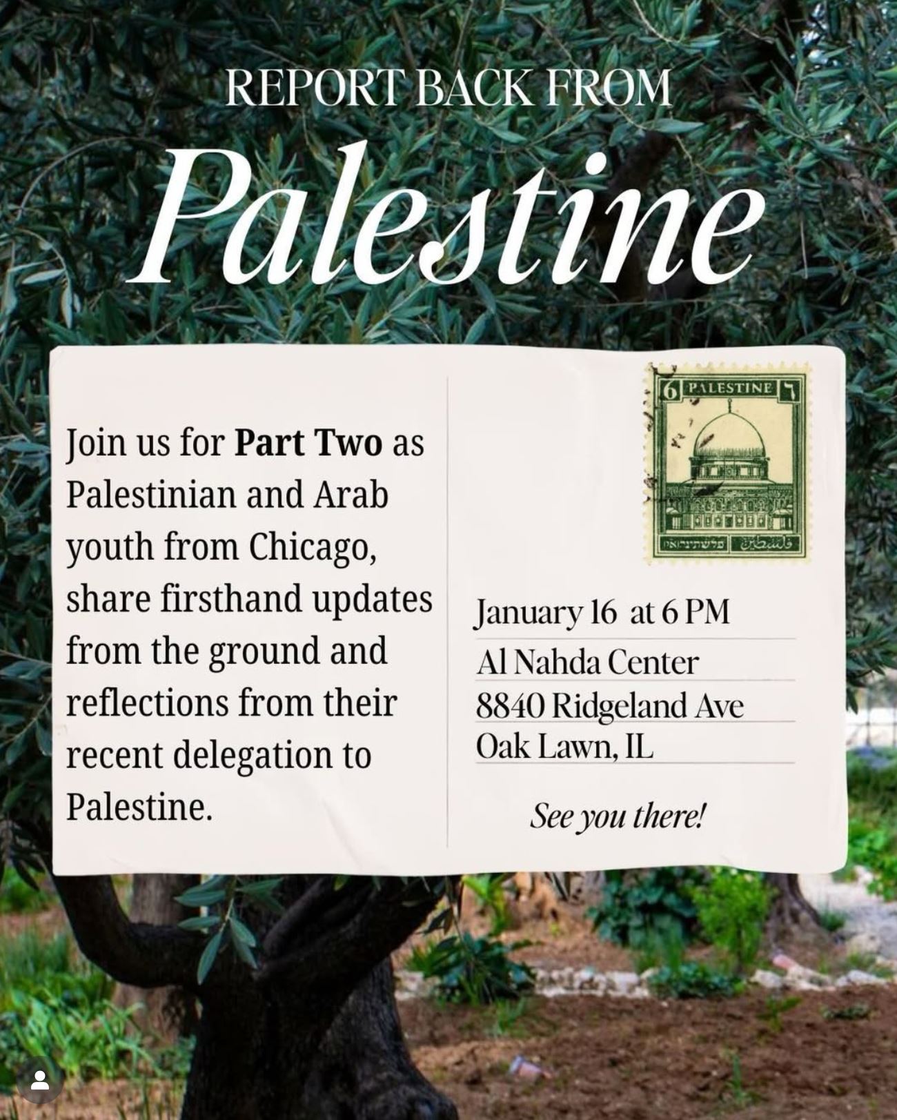 Report Back From Palestine