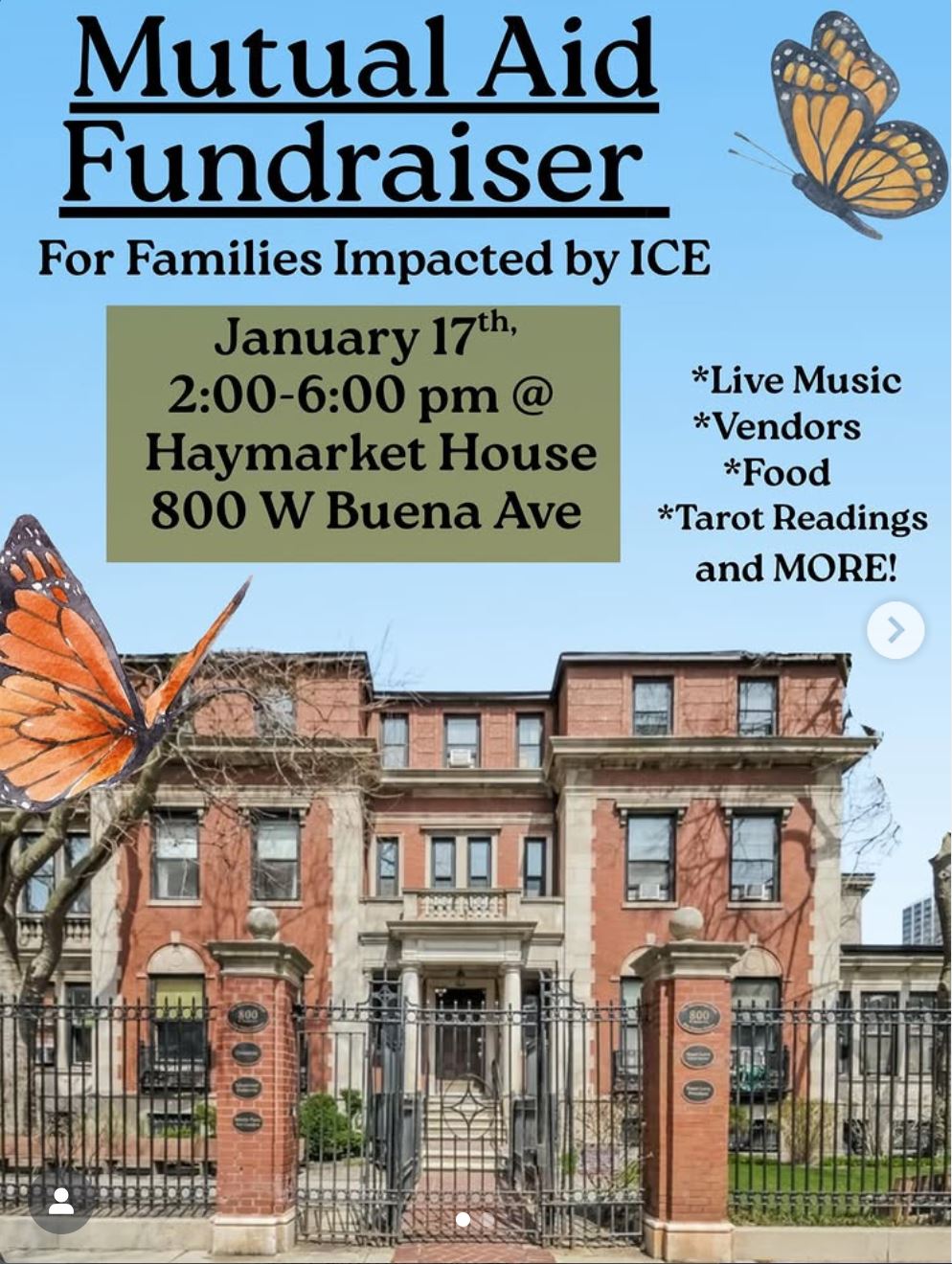 Mutual Aid Fundraiser for Families Impacted by ICE