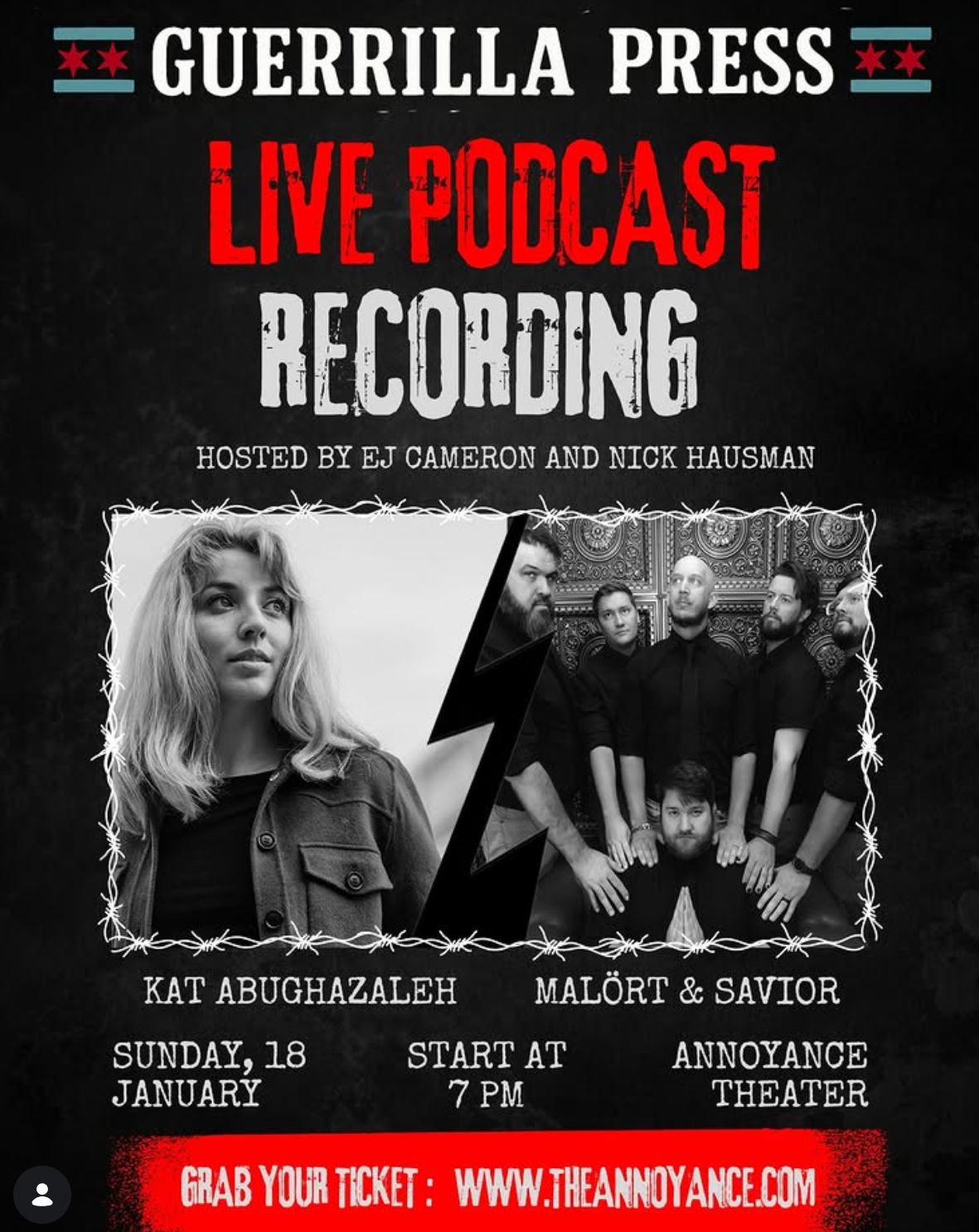 Guerrilla Press Live Podcast Recording