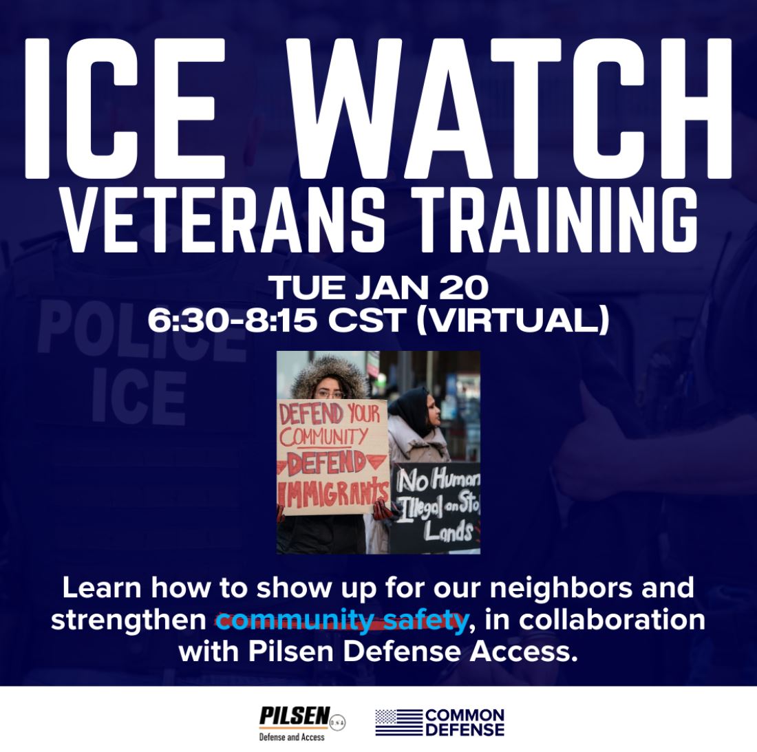 ICE Watch Veterans Training