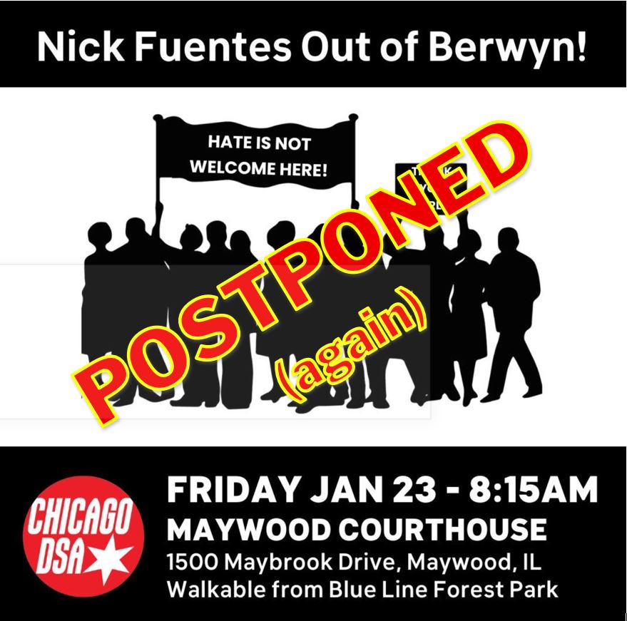 Nick Fuentes Out of Berwyn!