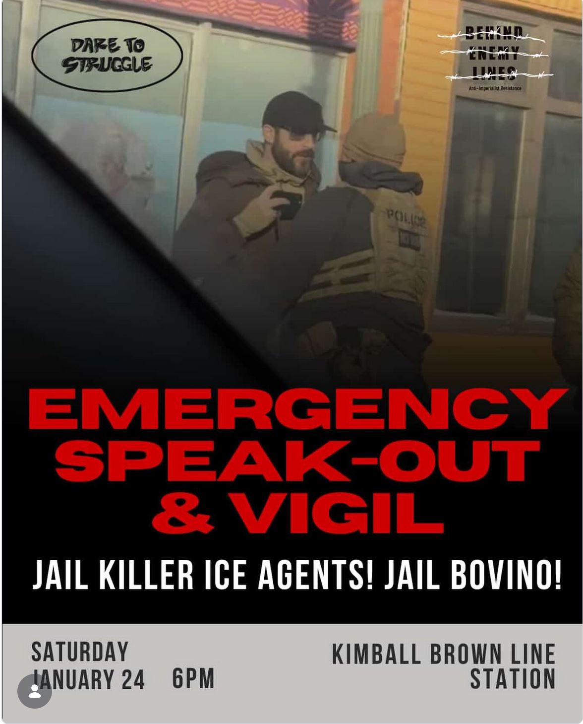 Emergency Speak-Out & Vigil