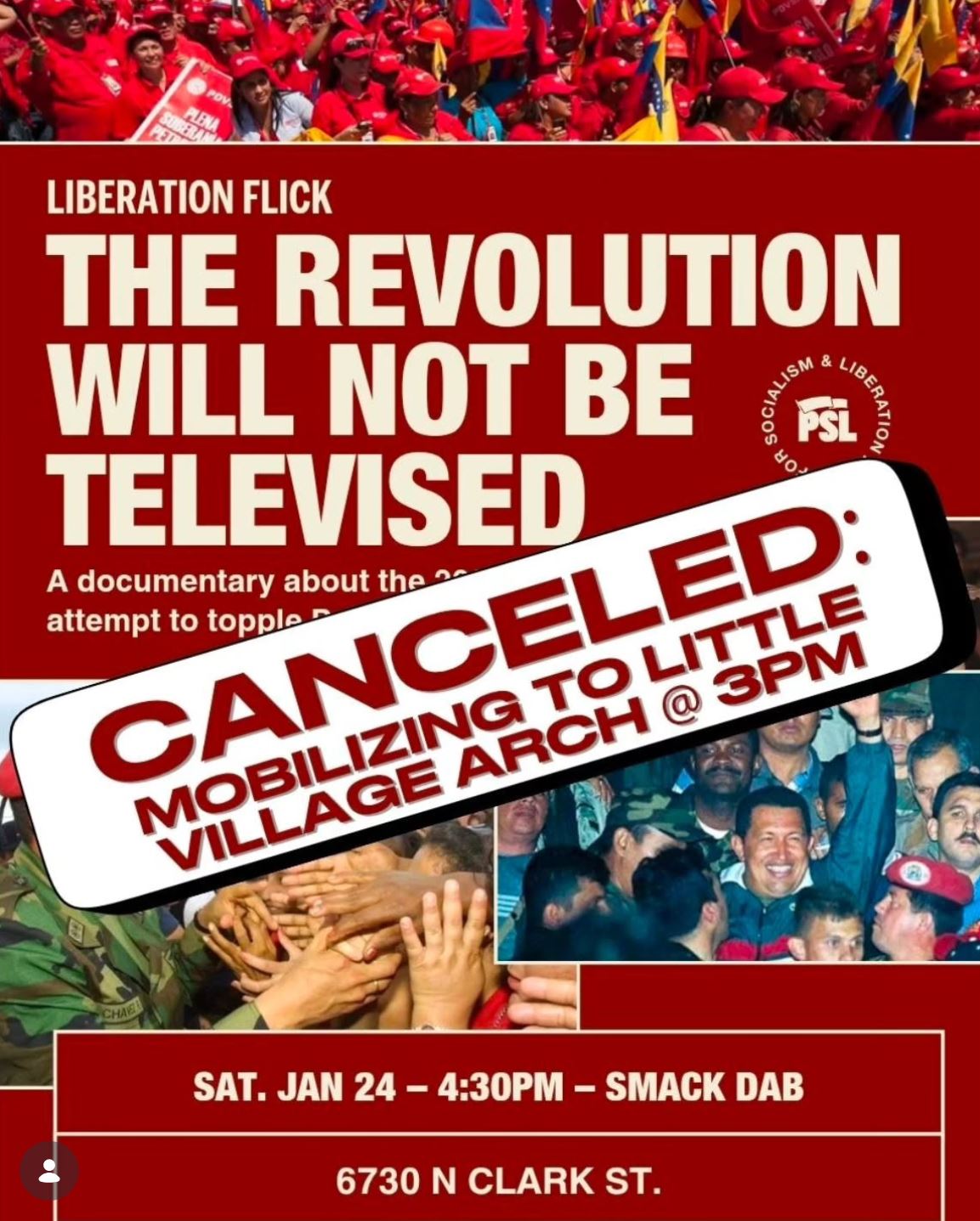 The Revolution Will Not be Televised