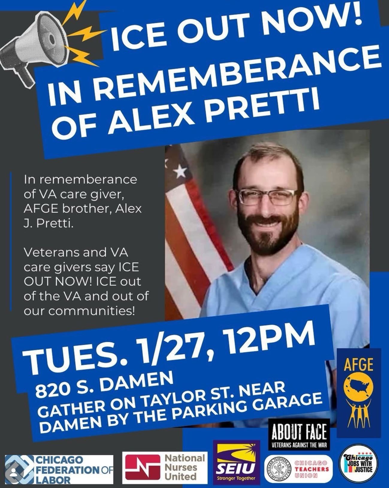 ICE OUT NOW! in Remembrance of Alex Pretti