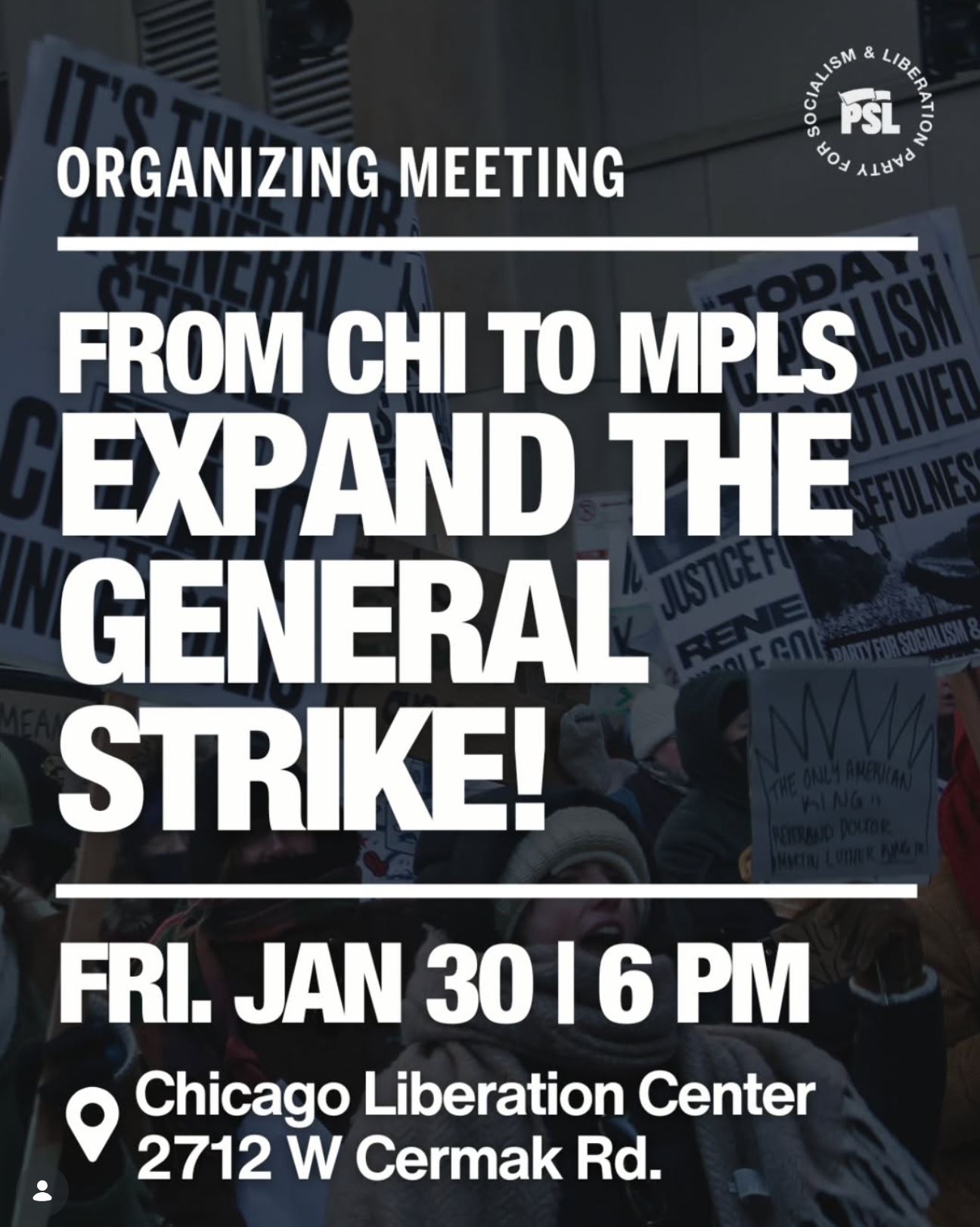 From Chi to MPLS, Expand the General Strike!