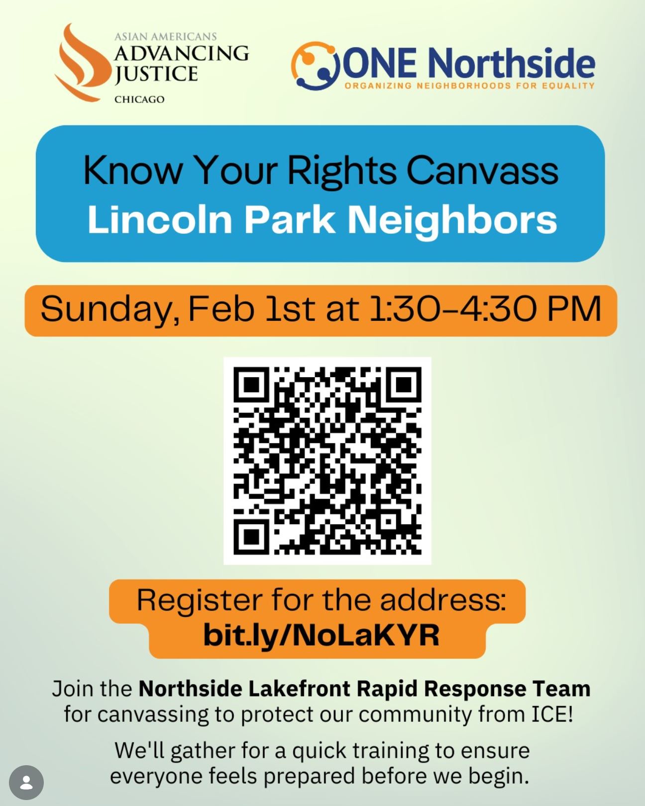 Know Your Rights Canvass - Lincoln Park Neighbors