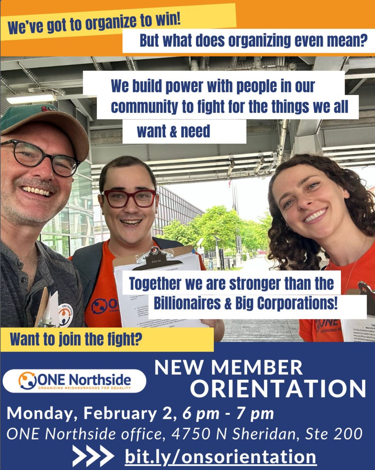 ONE Northside New Member Orientation