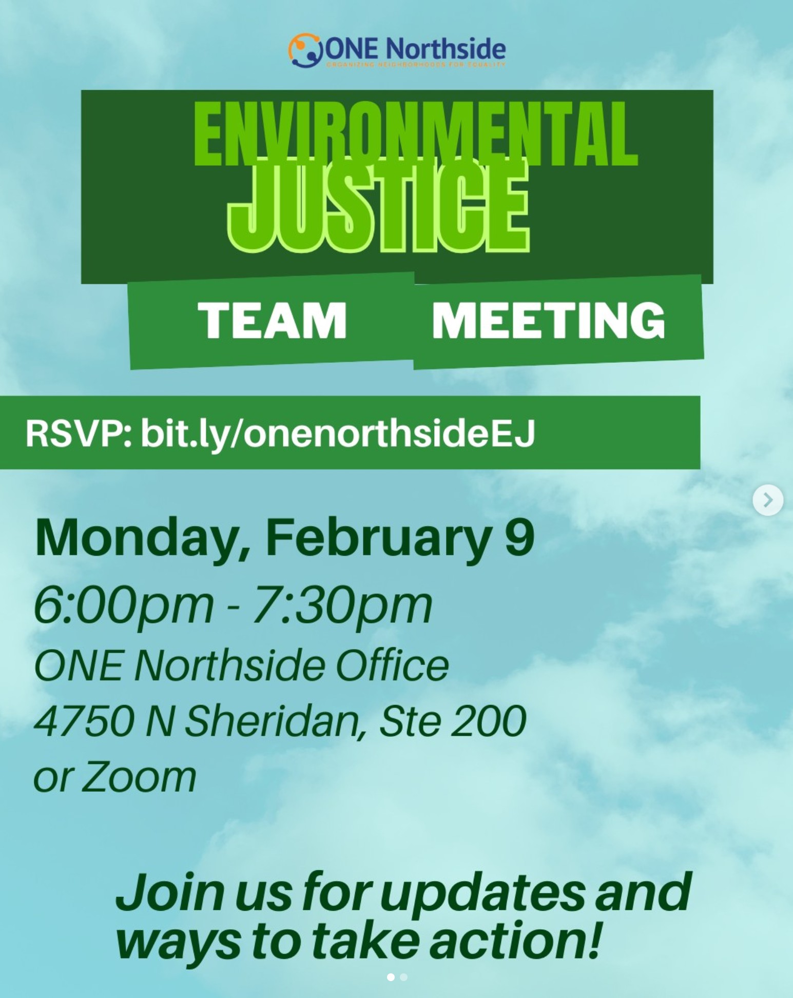 Environmental Justice Team Meeting