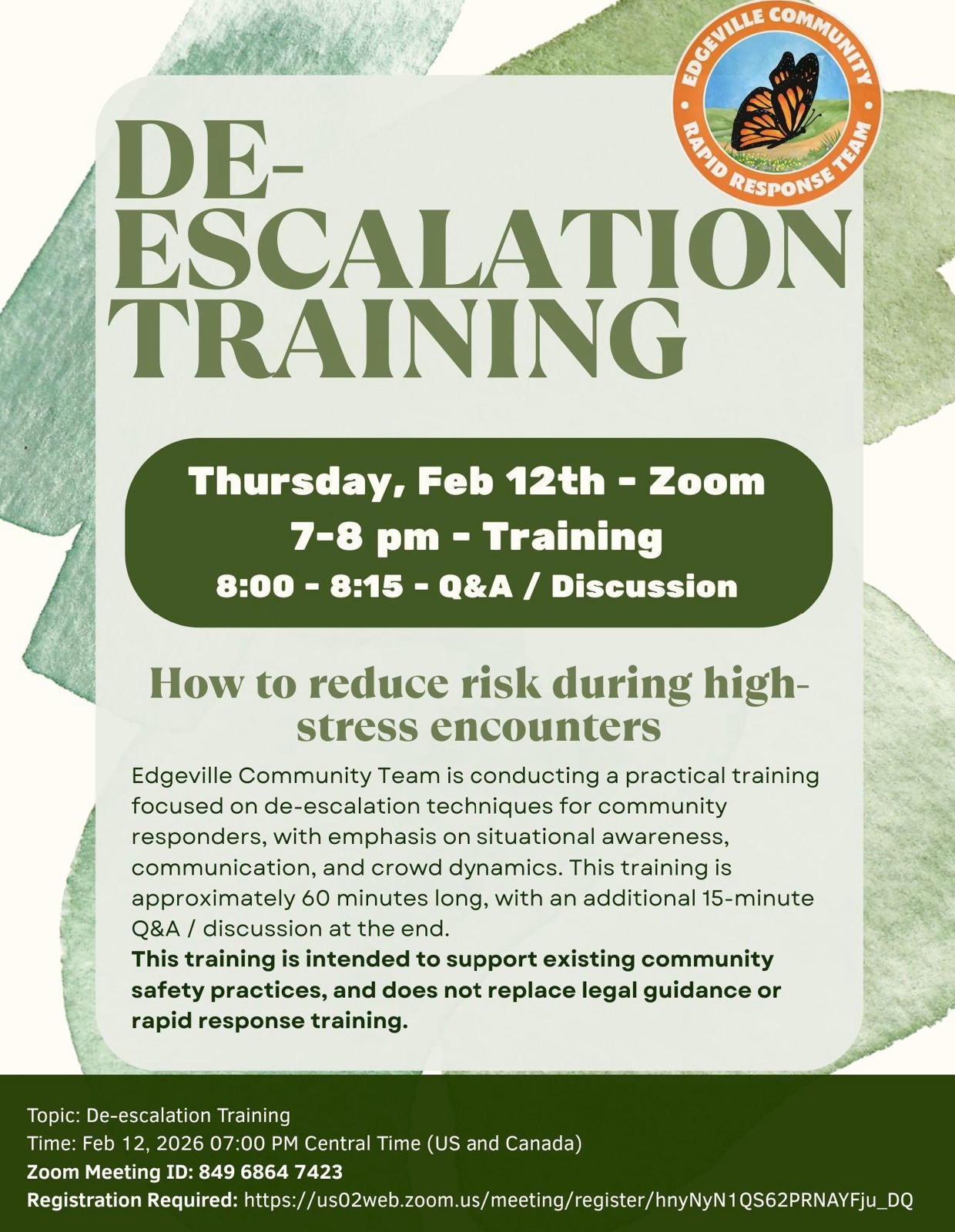 De-Escalation Training