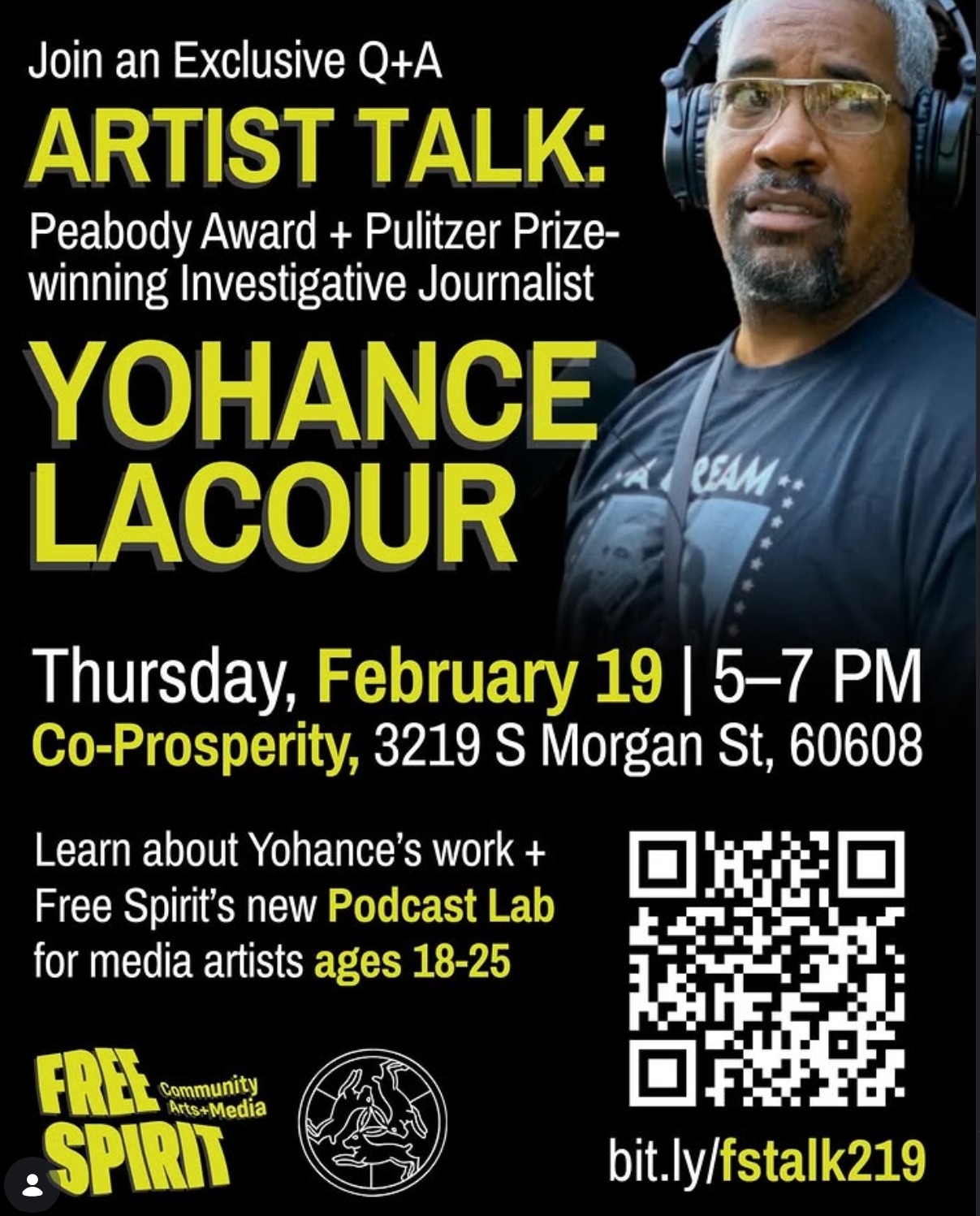 Artist Talk with Yohance Lacour