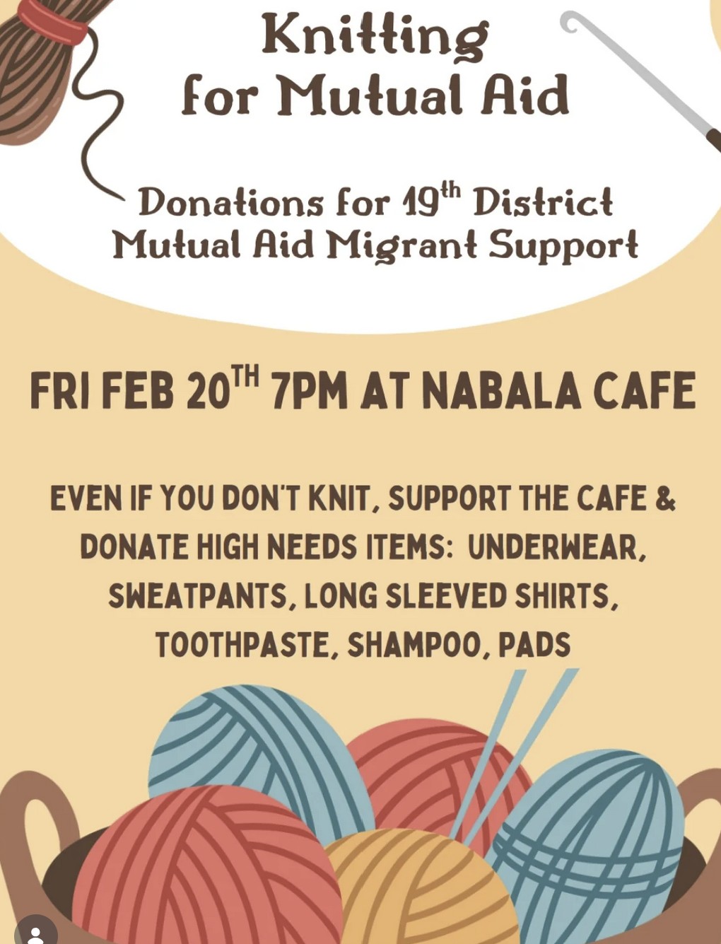 Knitting For Mutual Aid