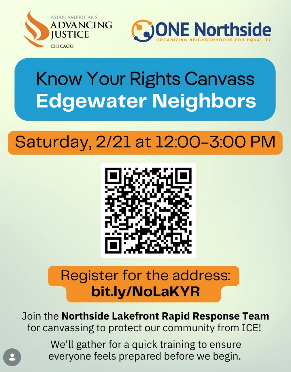 Know Your Rights Canvass