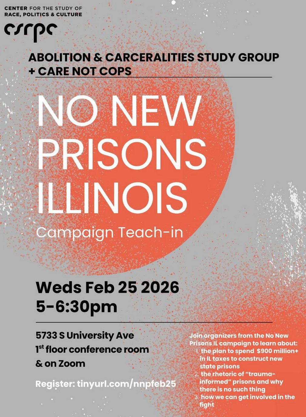 No New Prisons Illinois Campaign Teach-In