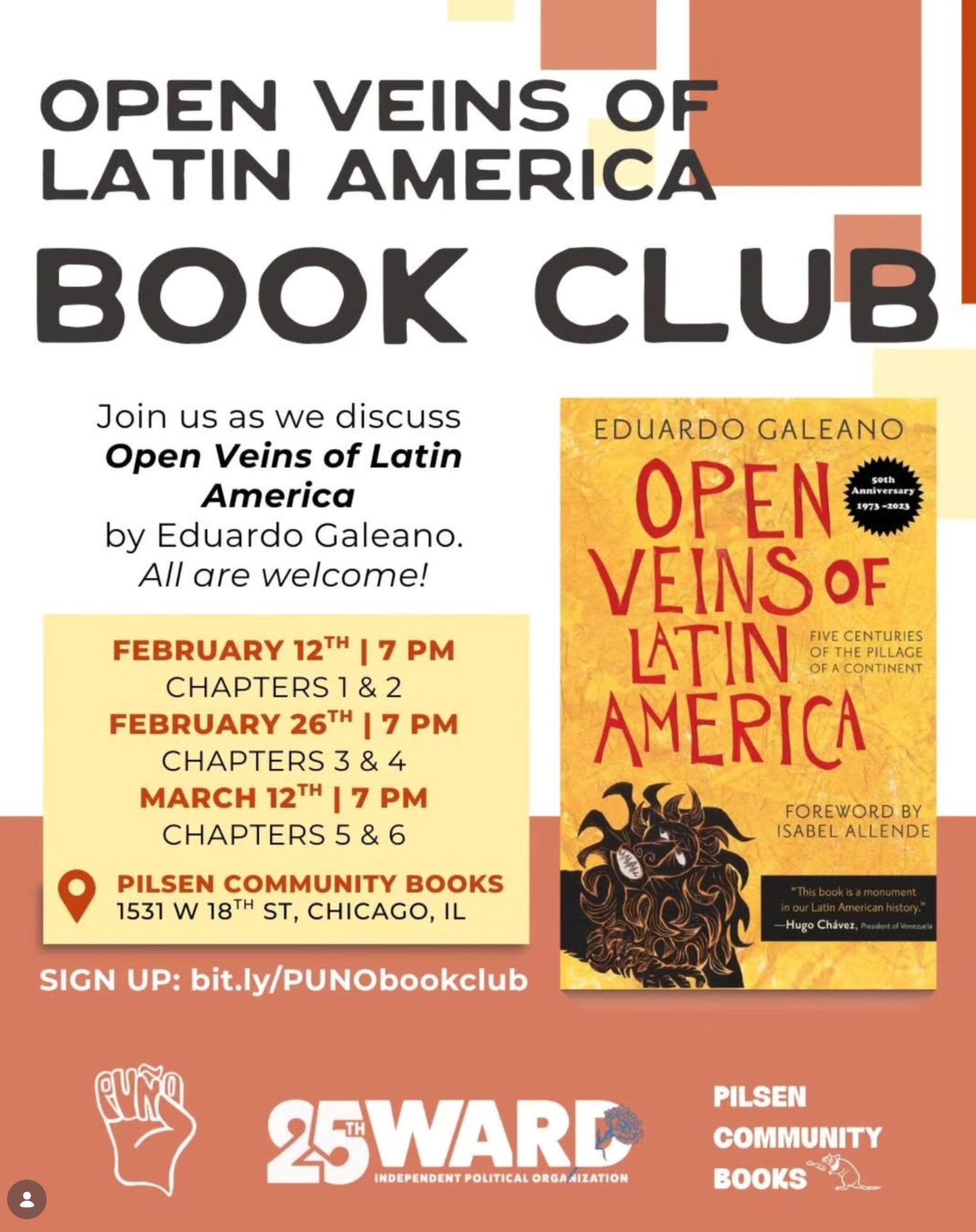 Open Veins of Latin America Book Club