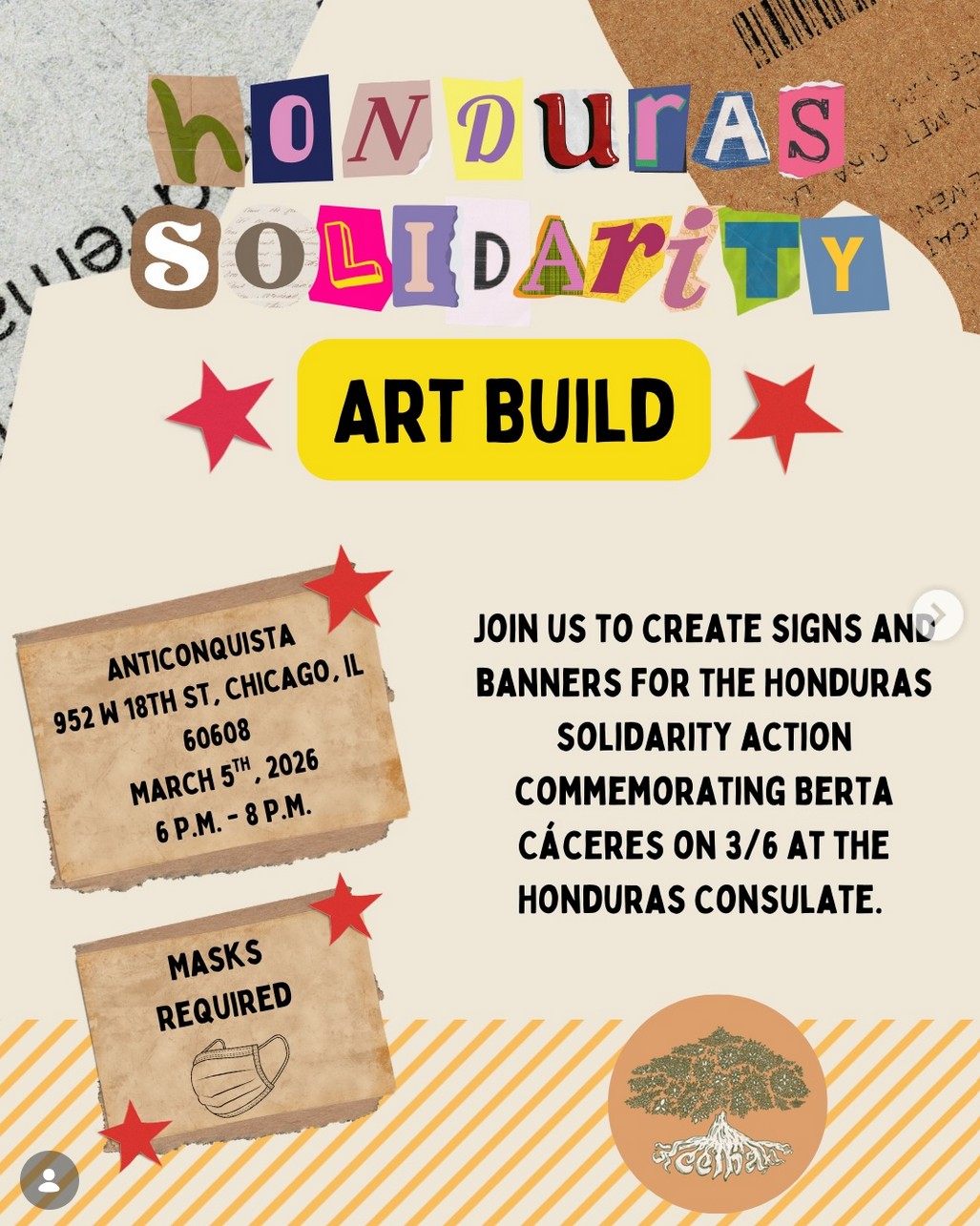 Honduras Solidarity Art Build