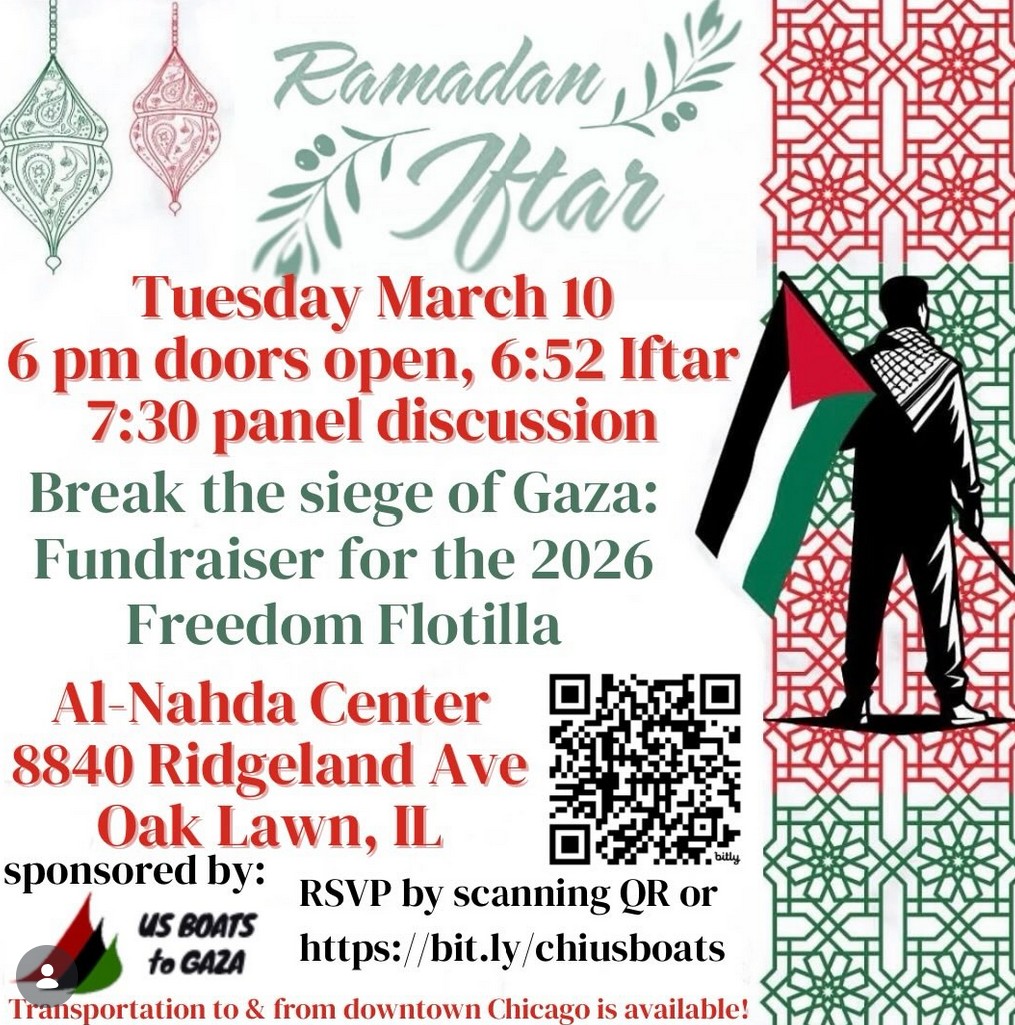 Ramadan Iftar with US Boats to Gaza