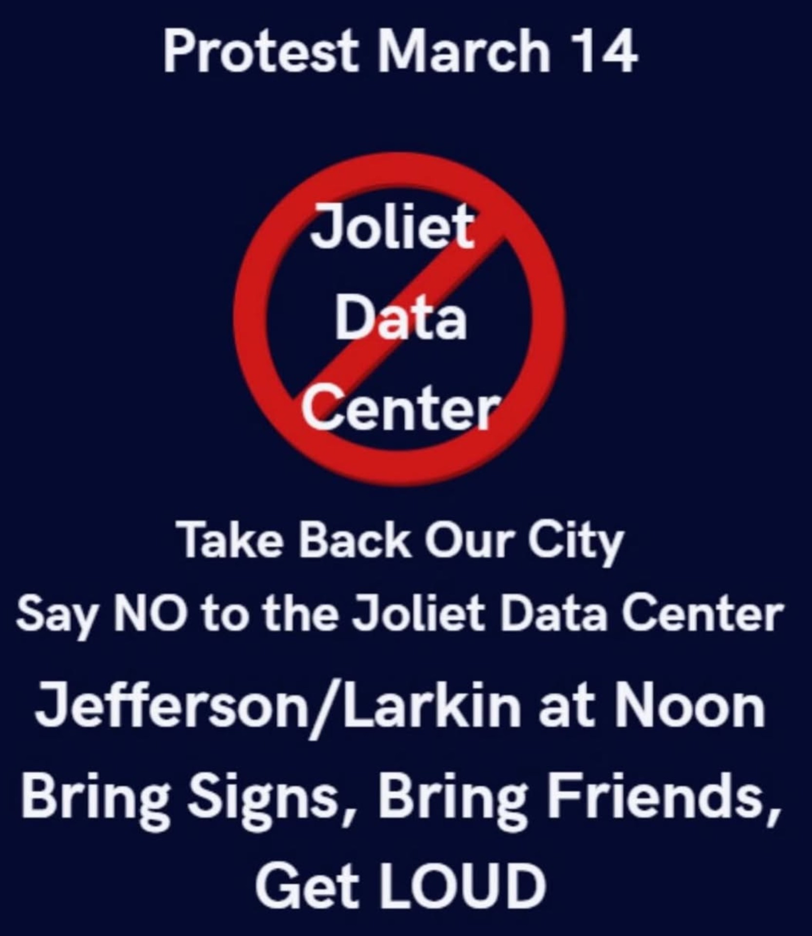 Say NO to a Joliet Data Center