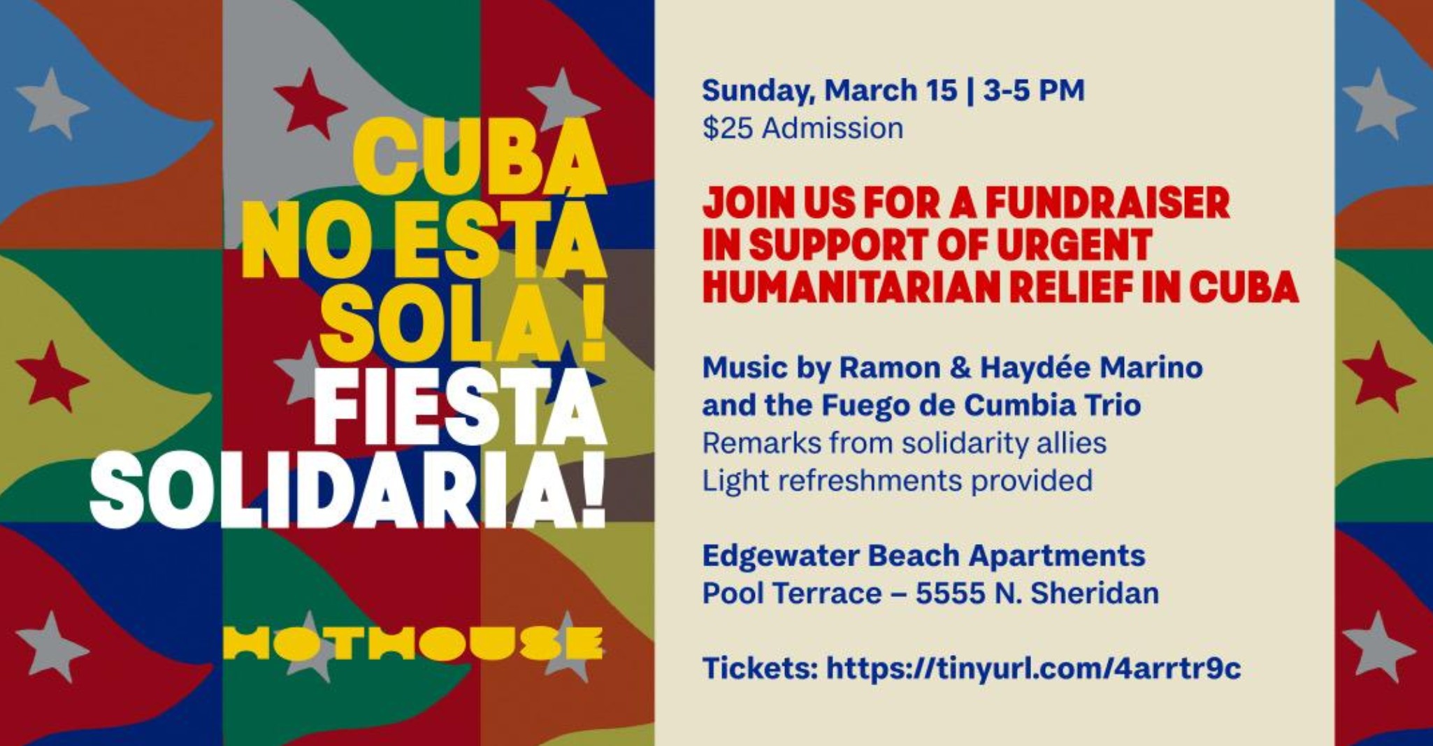 Fundraiser in Support of Urgent Humanitarian Relief in Cuba