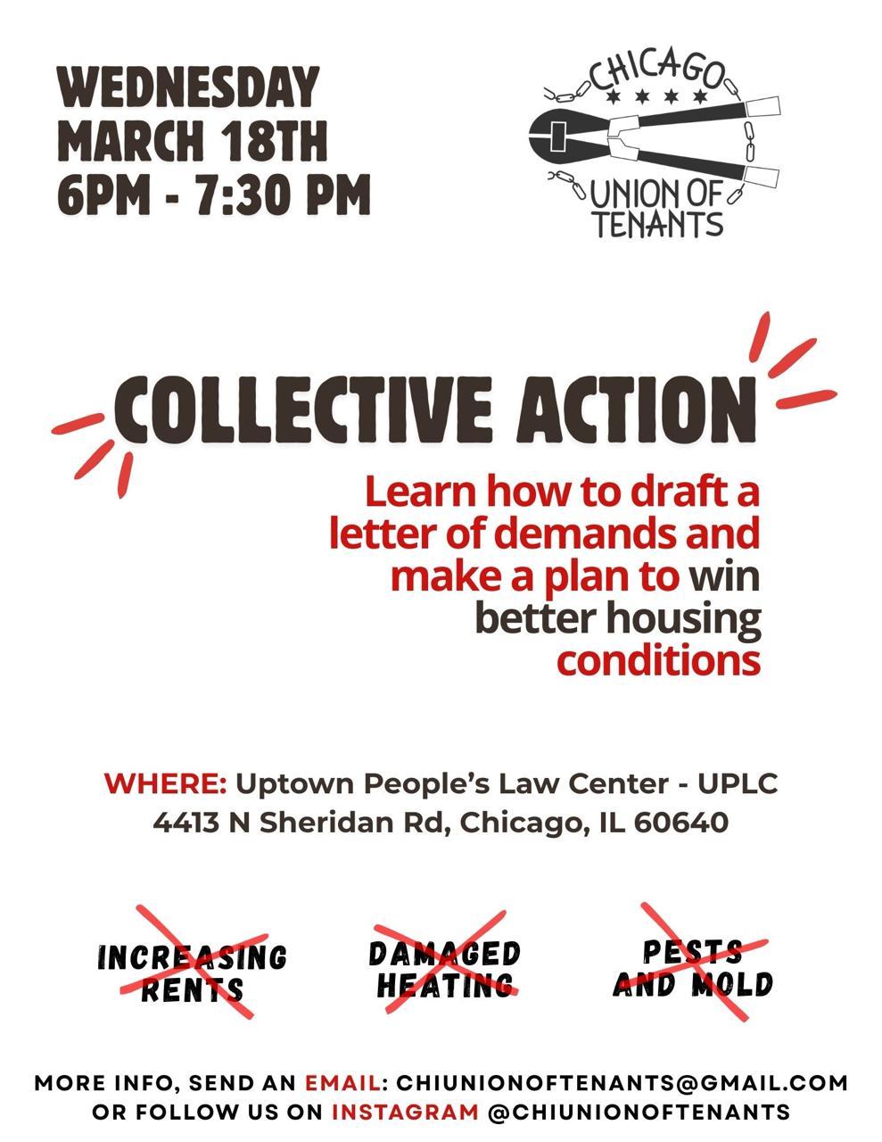Collective Action for Better Housing Conditions