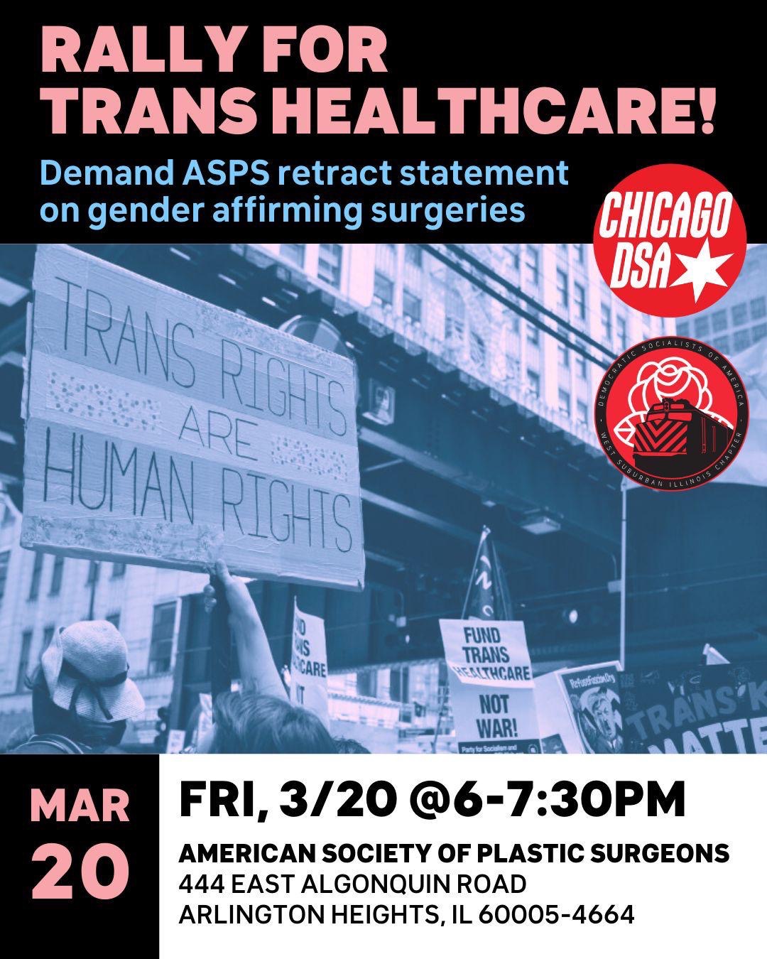 Rally for Trans Healthcare!