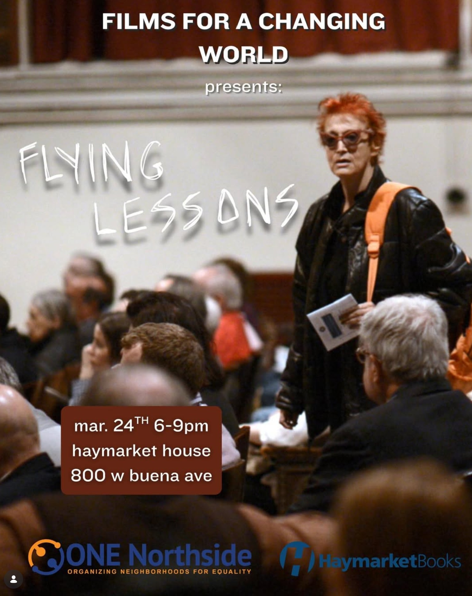 Films For a Changing World Presents 'Flying Lessons'