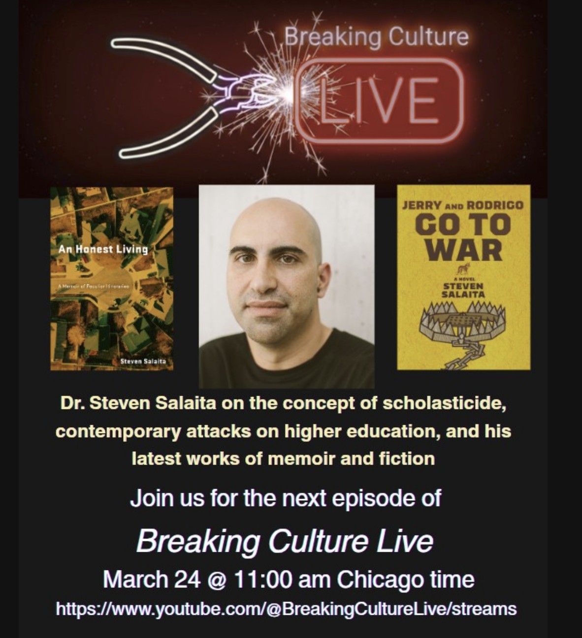 Steven Salaita on Scholasticide & More!