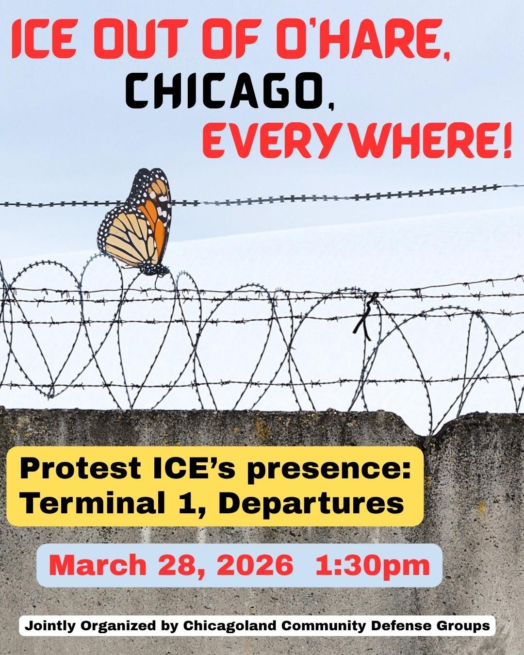 ICE Out of O'Hare, Chicago, & Everywhere!