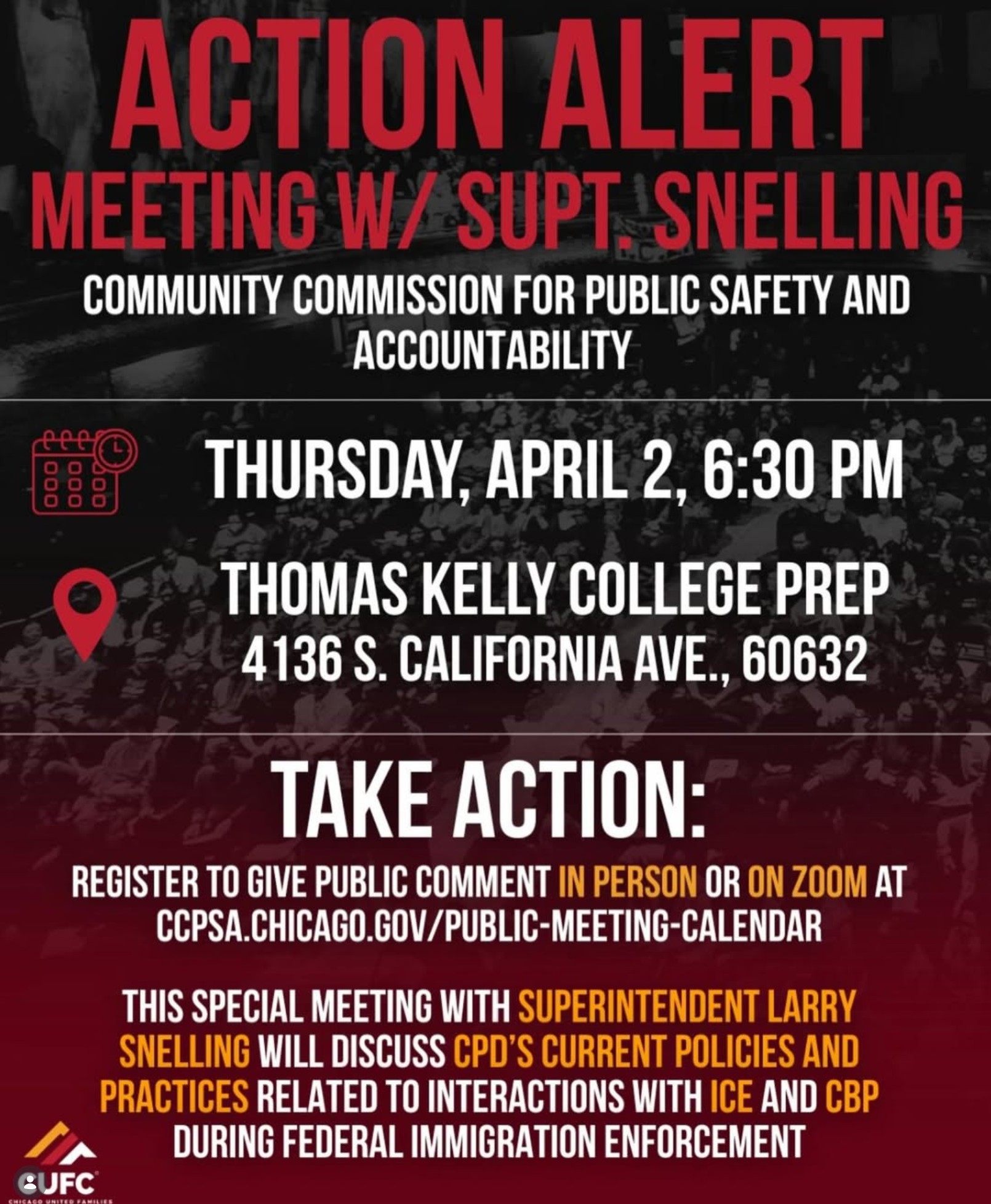 Action Alert: Meeting With CPD Sup't Snelling