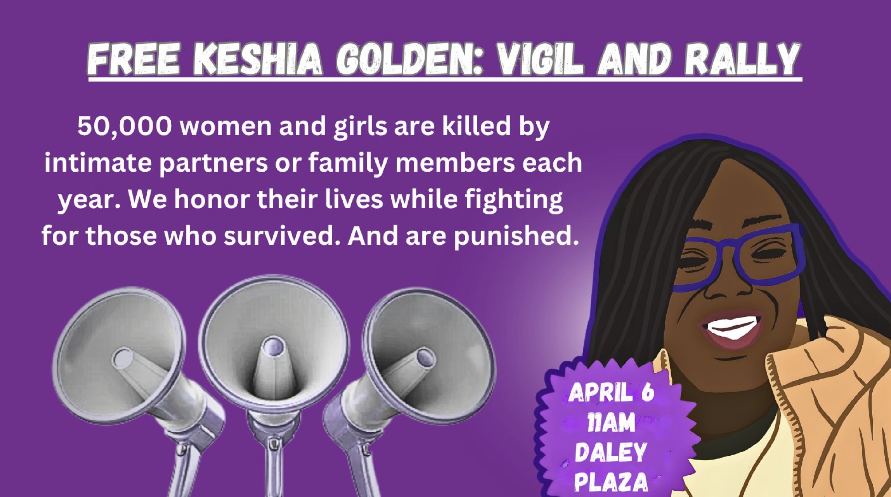 Free Keshia Golden - Vigil & Rally