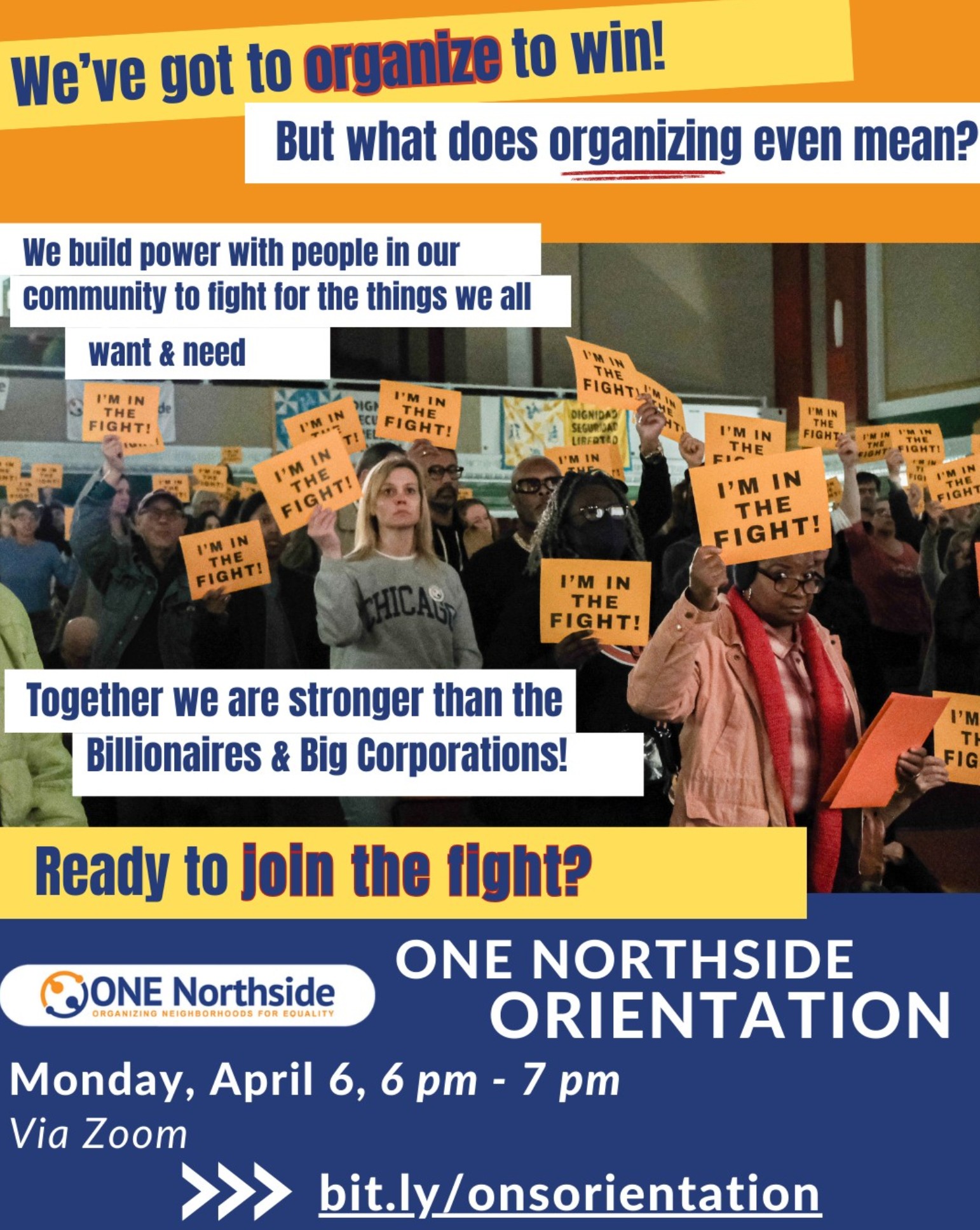 We've Got to Organize to Win!