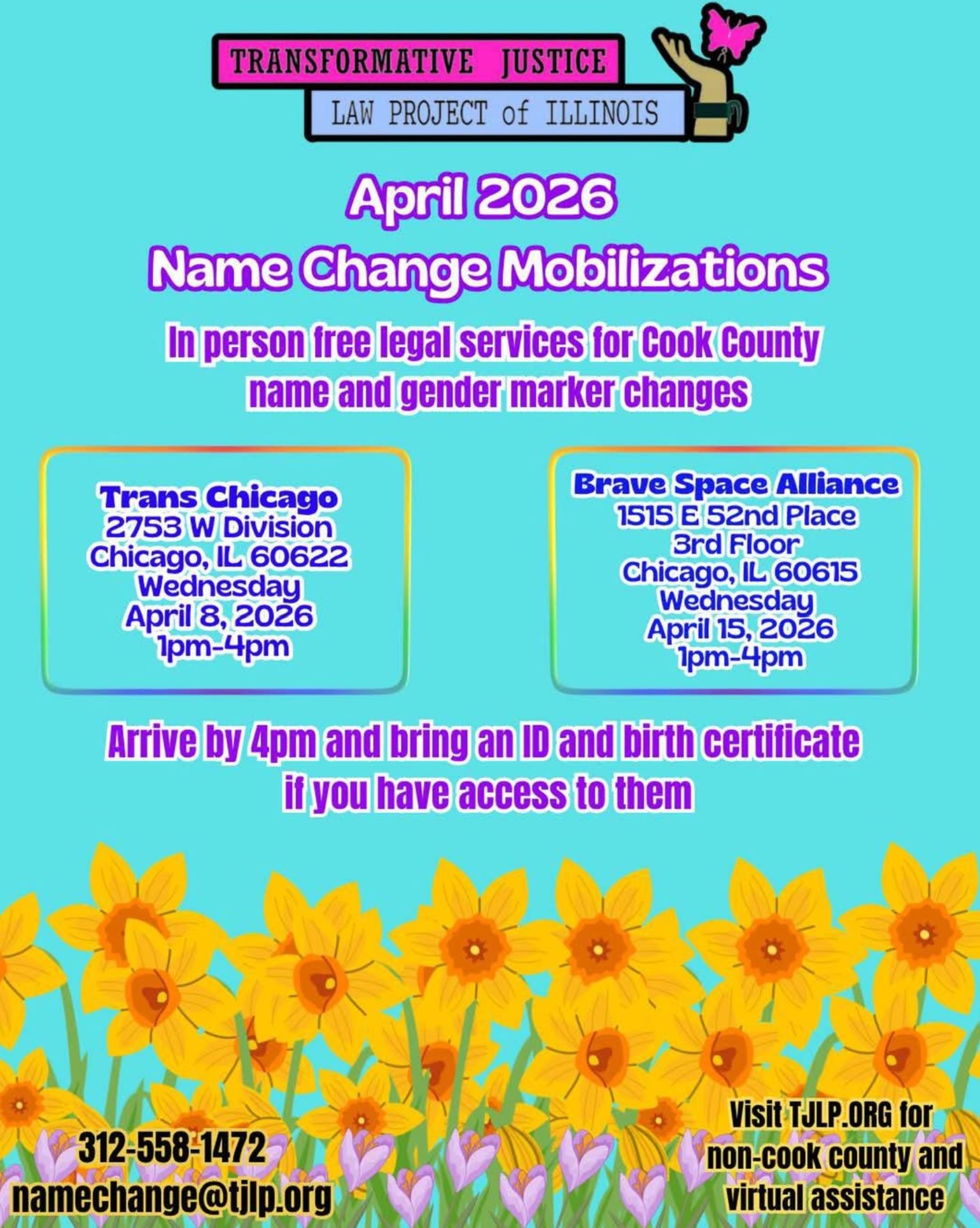 Name Change Mobilization by Transformative Justice Law Project of IL