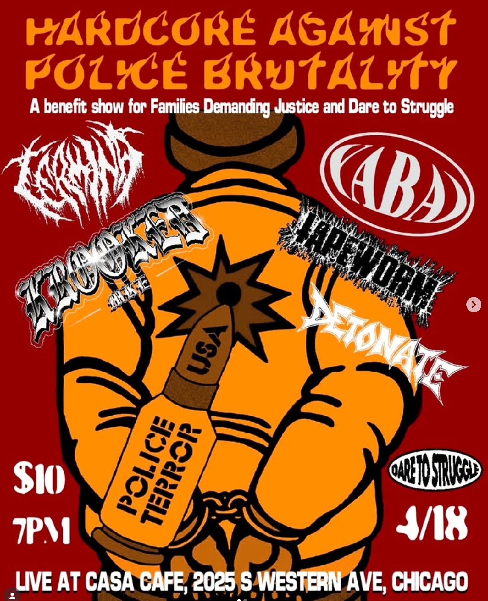 Hardcore Against Police Brutality