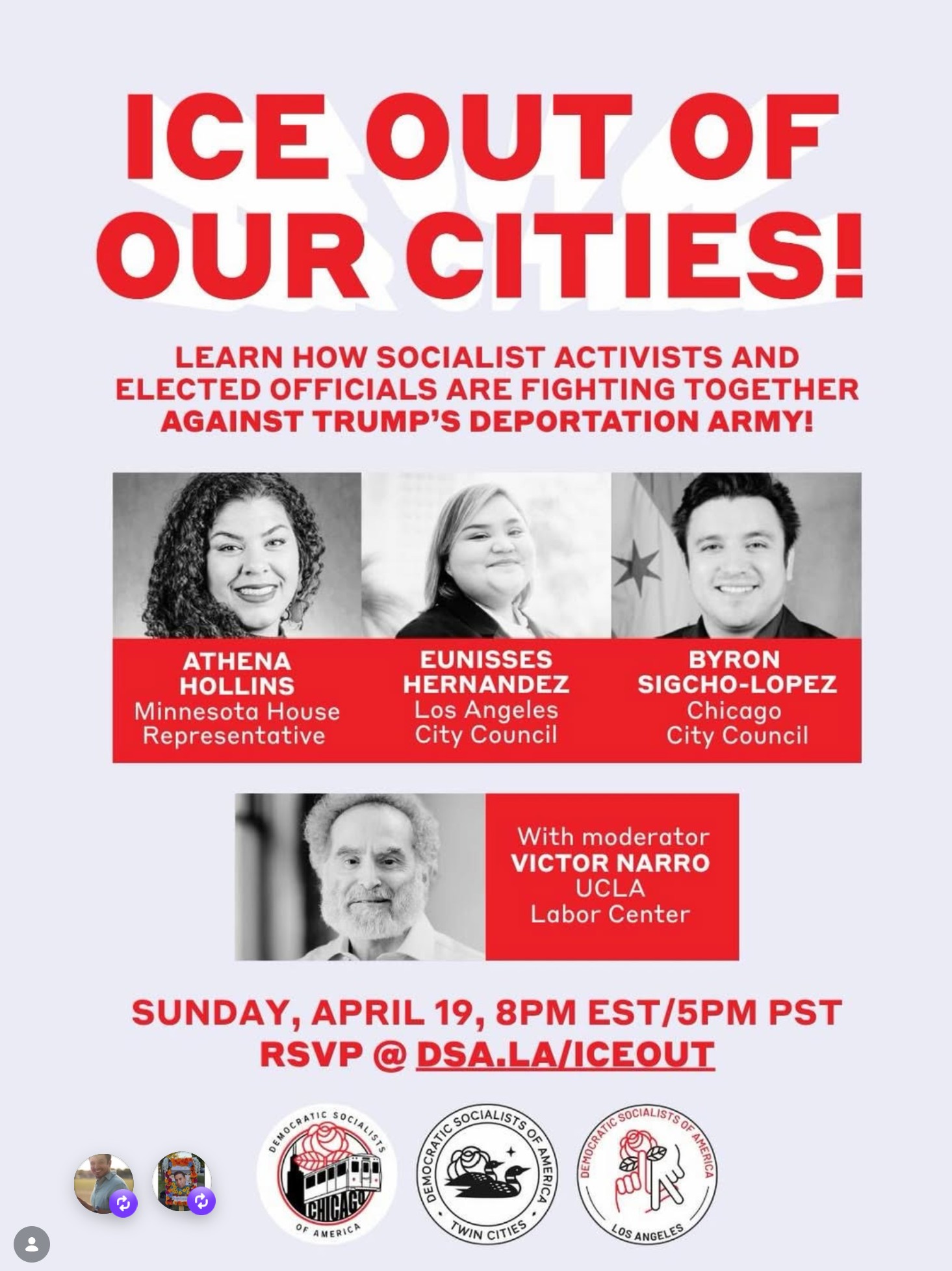 ICE Out of Our Cities!