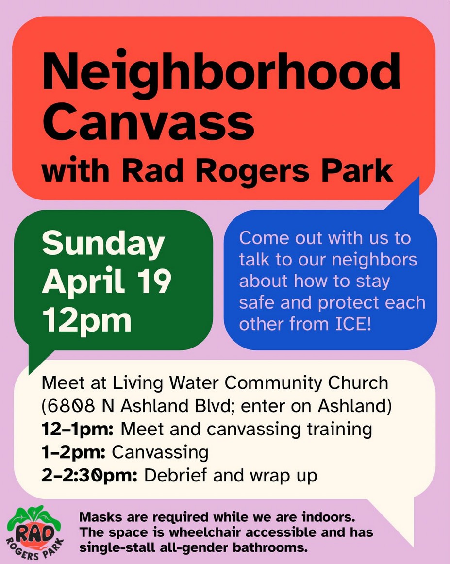 Neighborhood Canvass With Rad Rogers Park