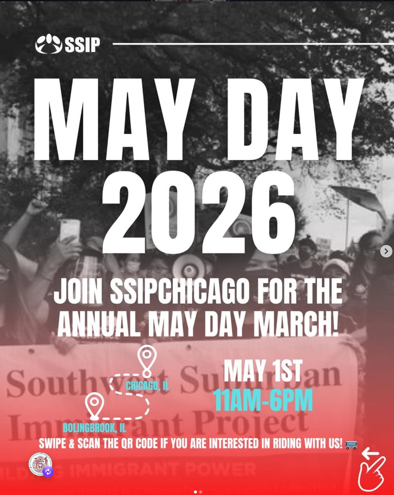May Day Bolingbrook to Chicago
