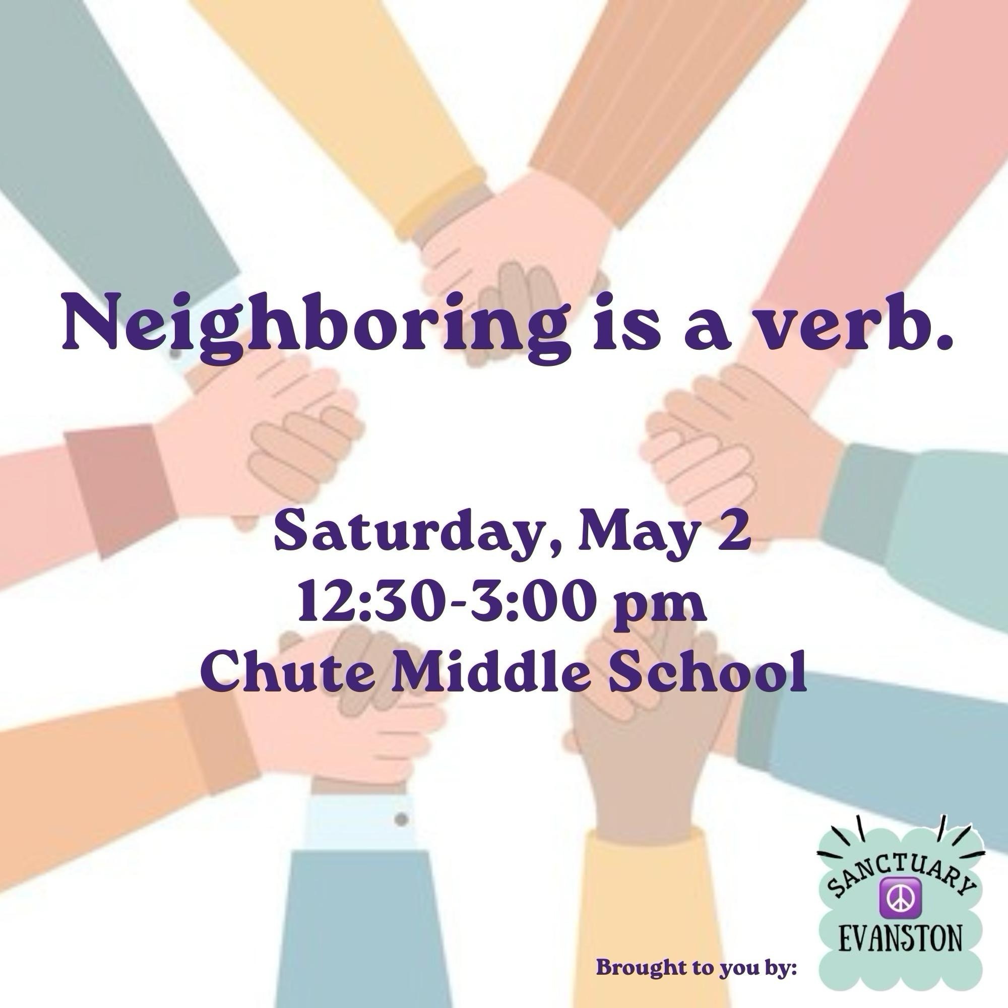 Neighboring is a Verb