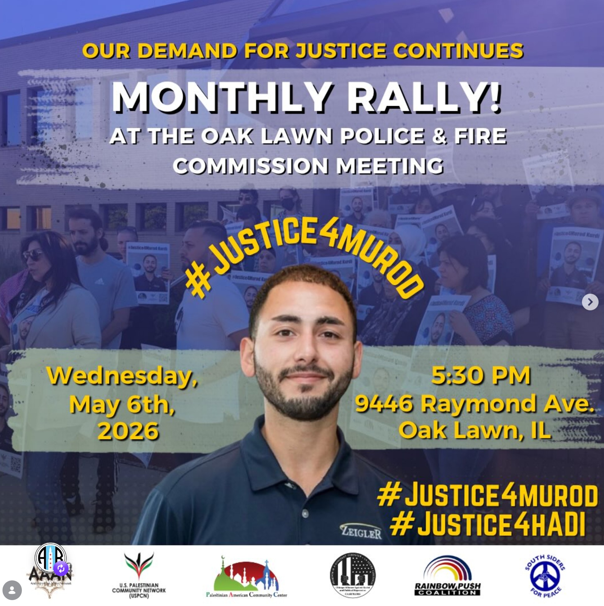 Justice 4 Murod Monthly Rally