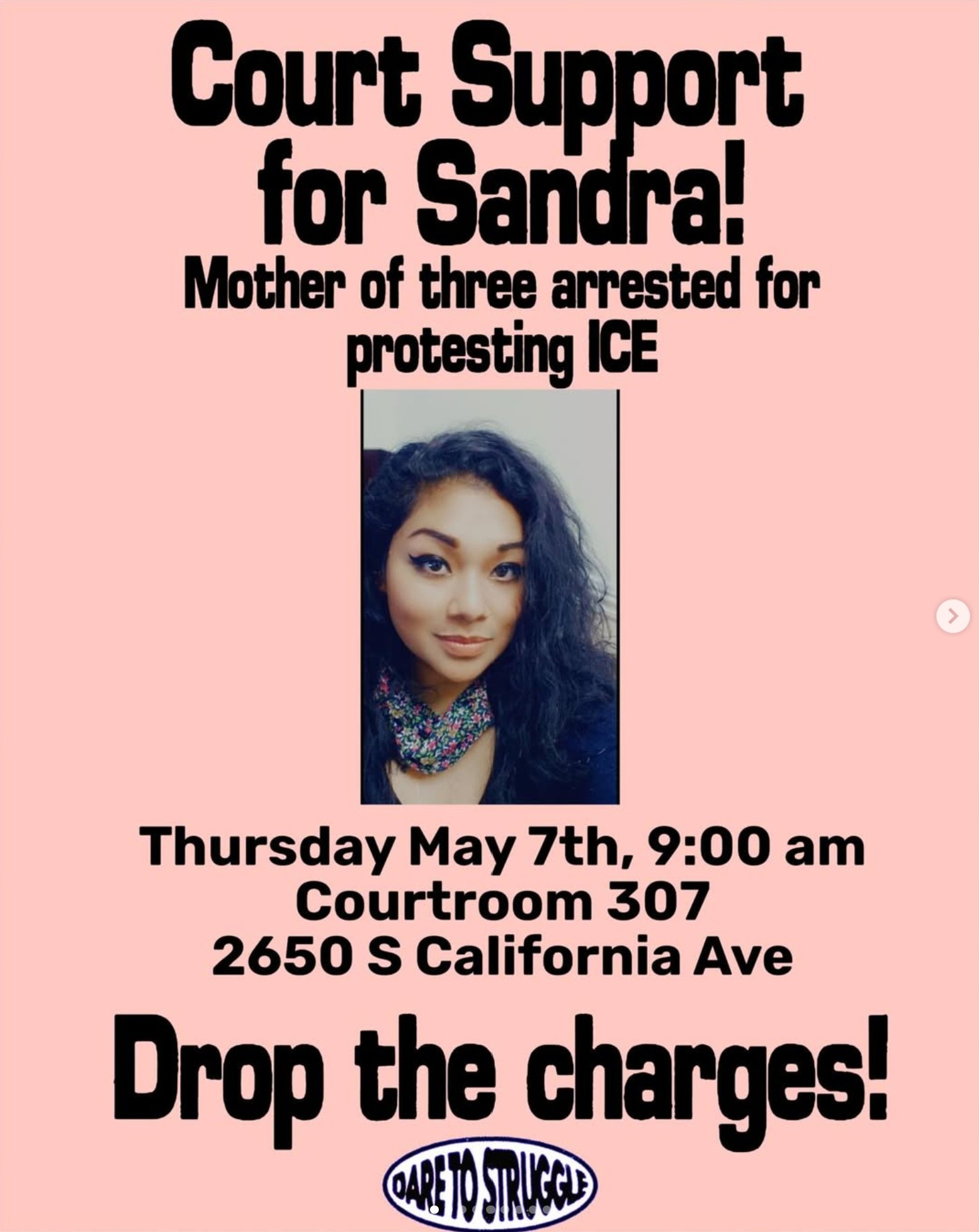 Court Support for Sandra!
