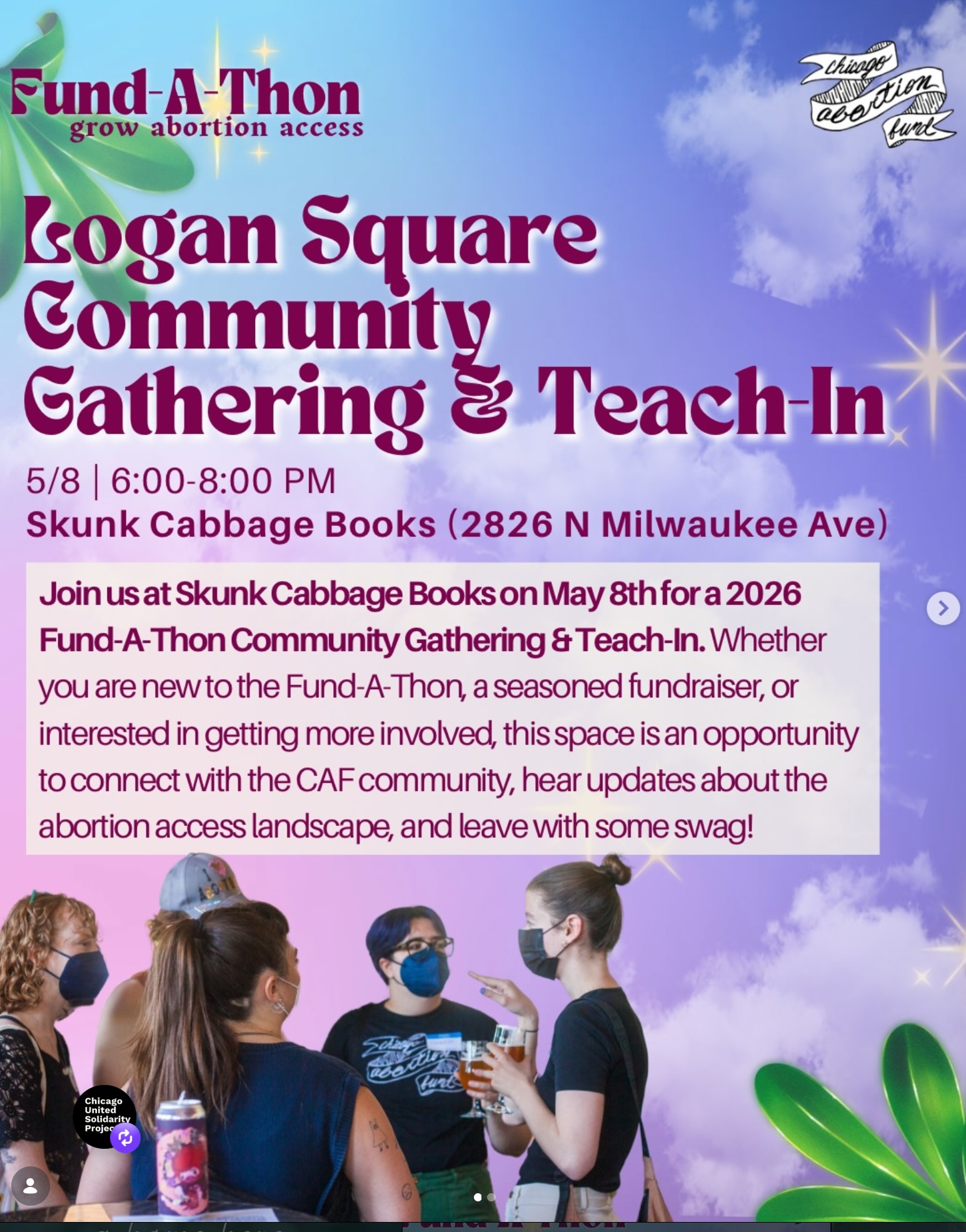 Chicago Abortion Fund Logan Sq Community Gathering & Teach-In