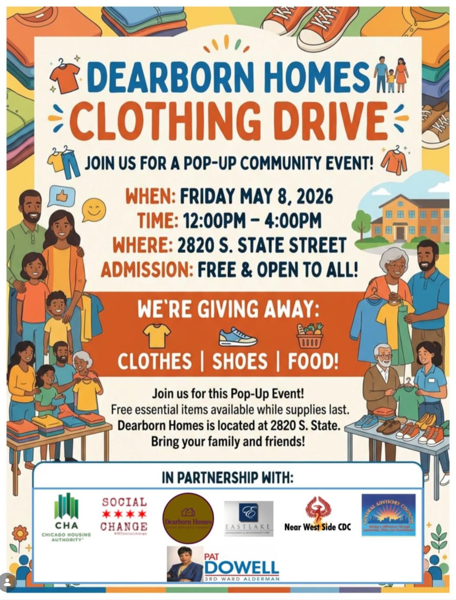 Dearborn Homes Clothing Drive