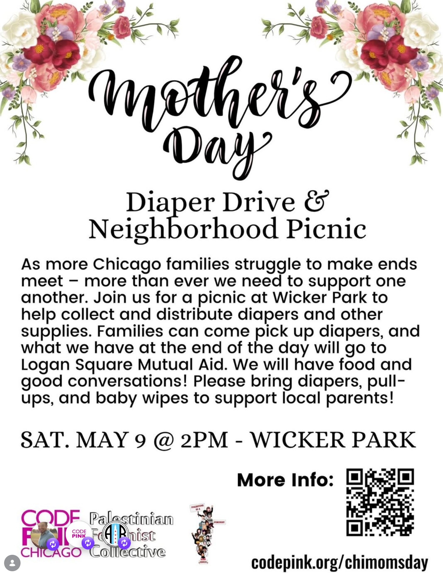 Mother's Day Diaper Drive & Neighborhood Picnic